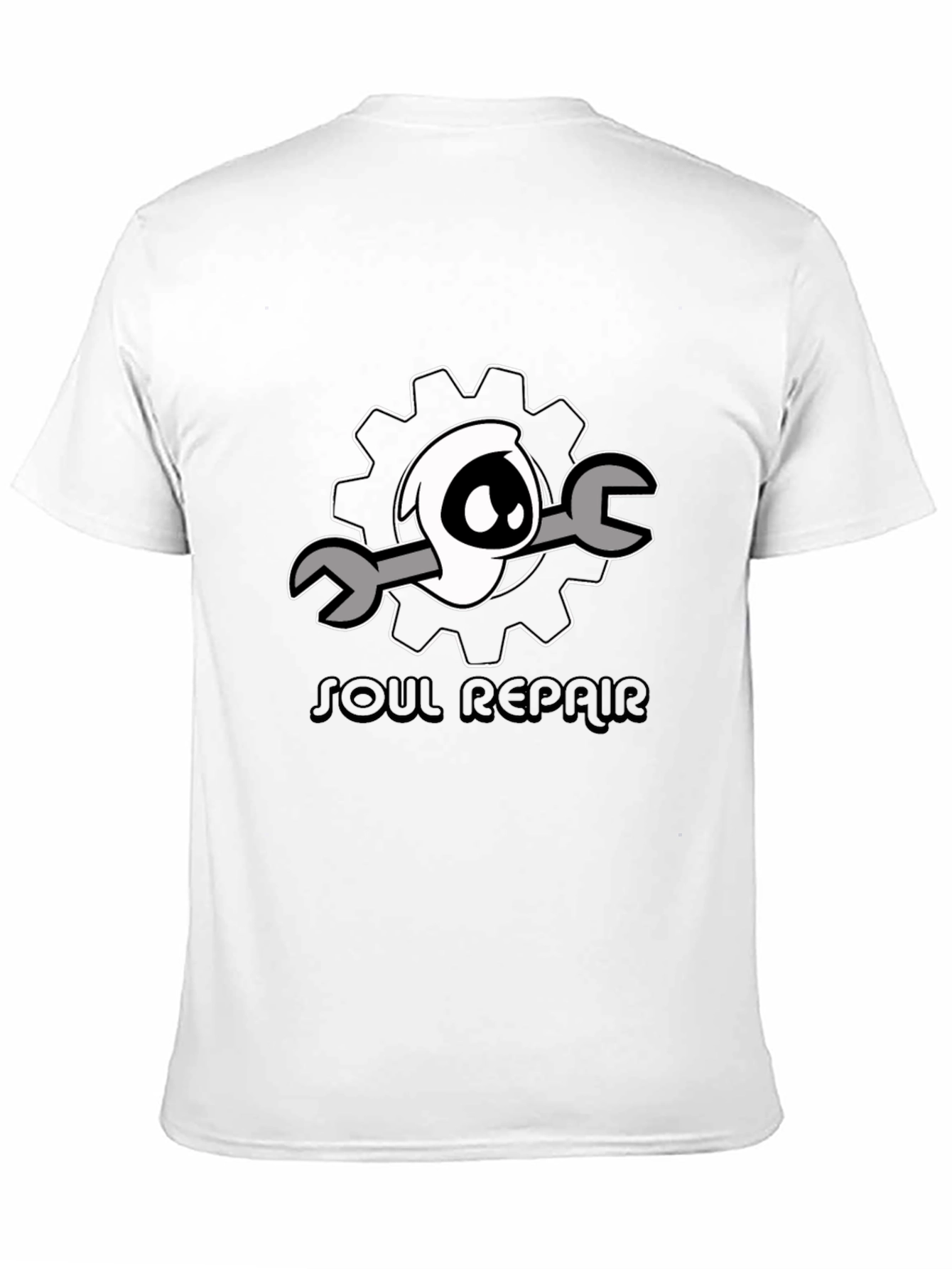 Soul Repair Graphic Tee - Black Cotton T-Shirt