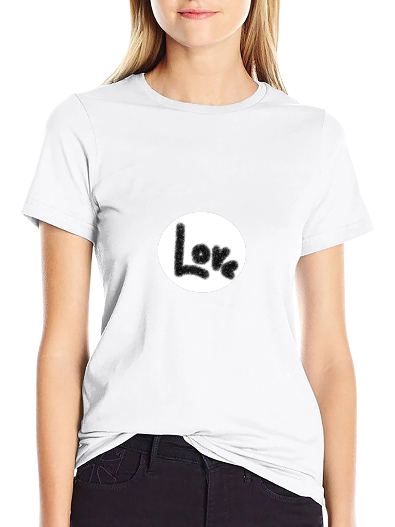 Love Graphic Black T-Shirt - Casual Comfort