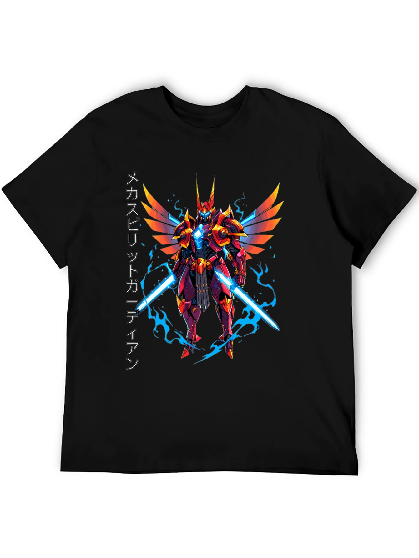 Mecha Spirit Guardian Graphic T-Shirt