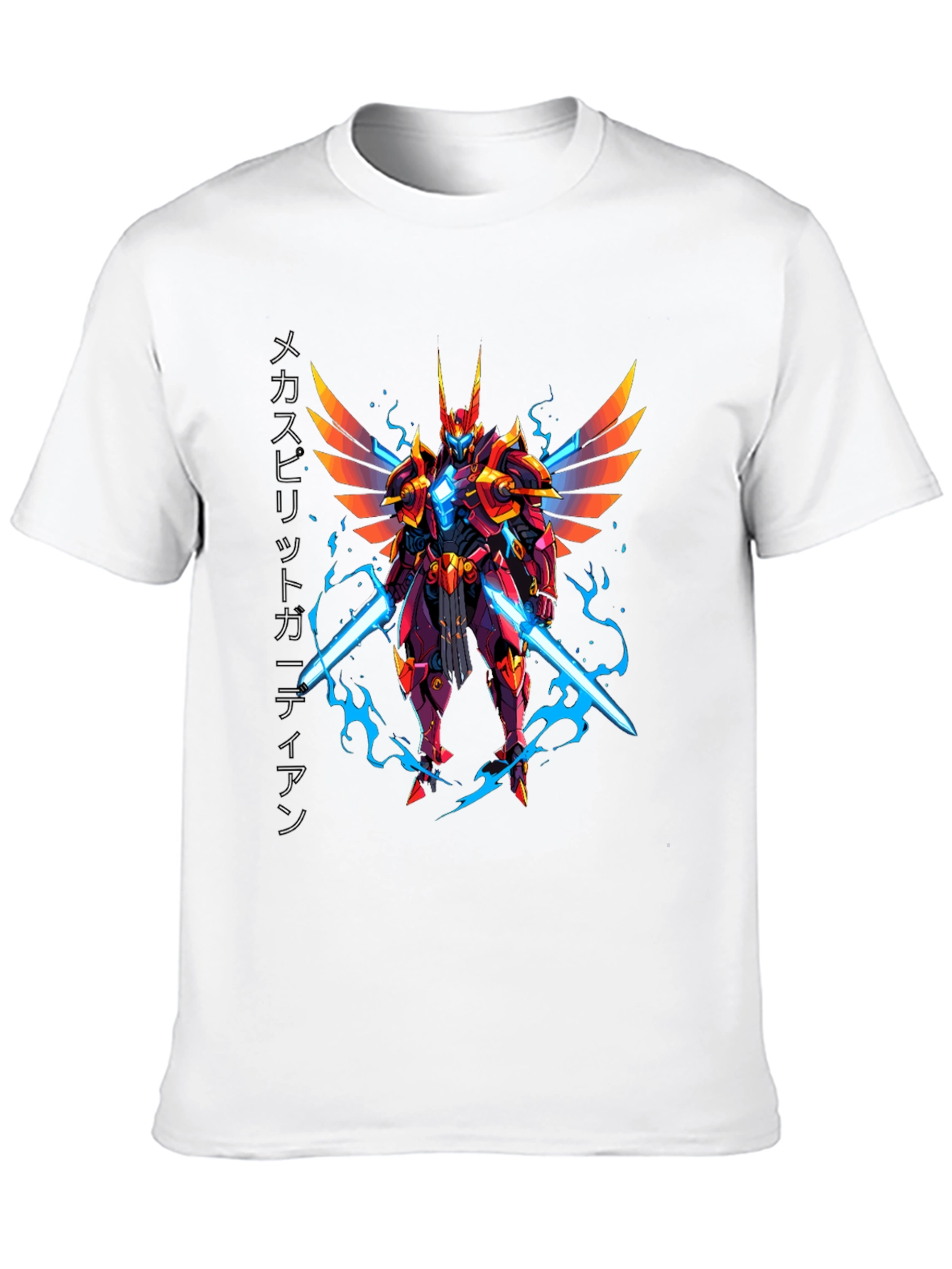 Mecha Spirit Guardian Graphic T-Shirt