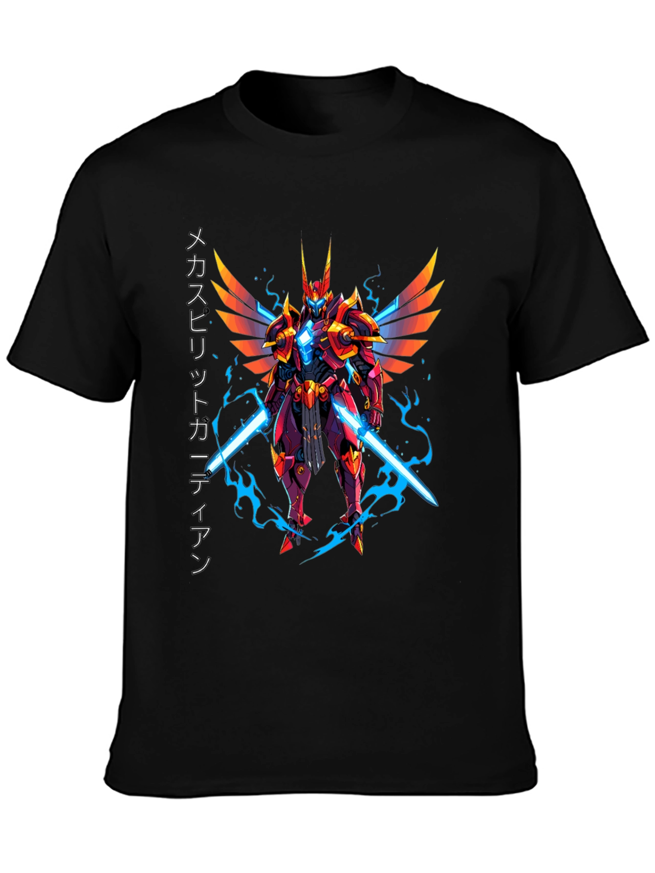 Mecha Spirit Guardian Graphic T-Shirt