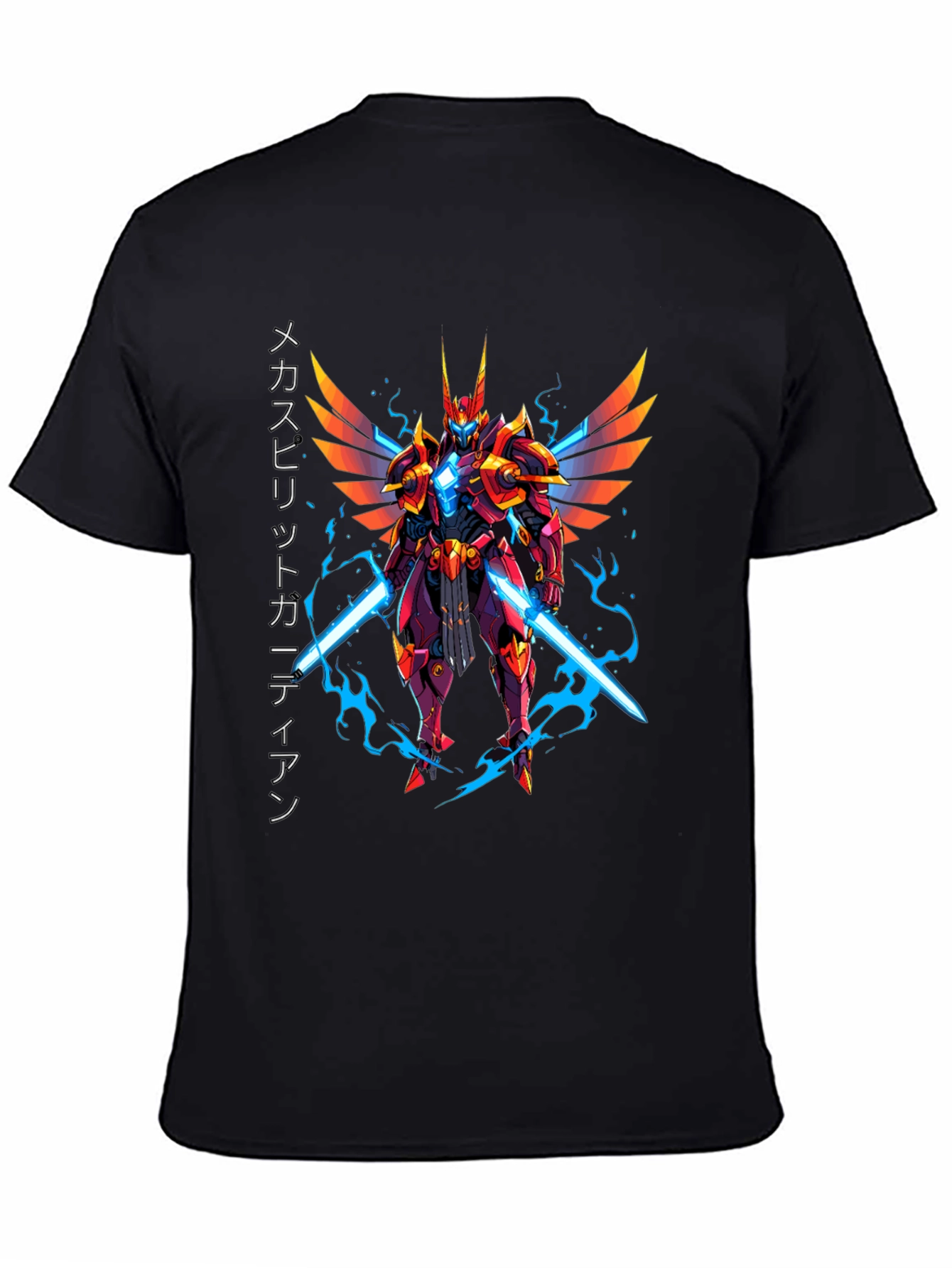 Mecha Spirit Guardian Graphic T-Shirt