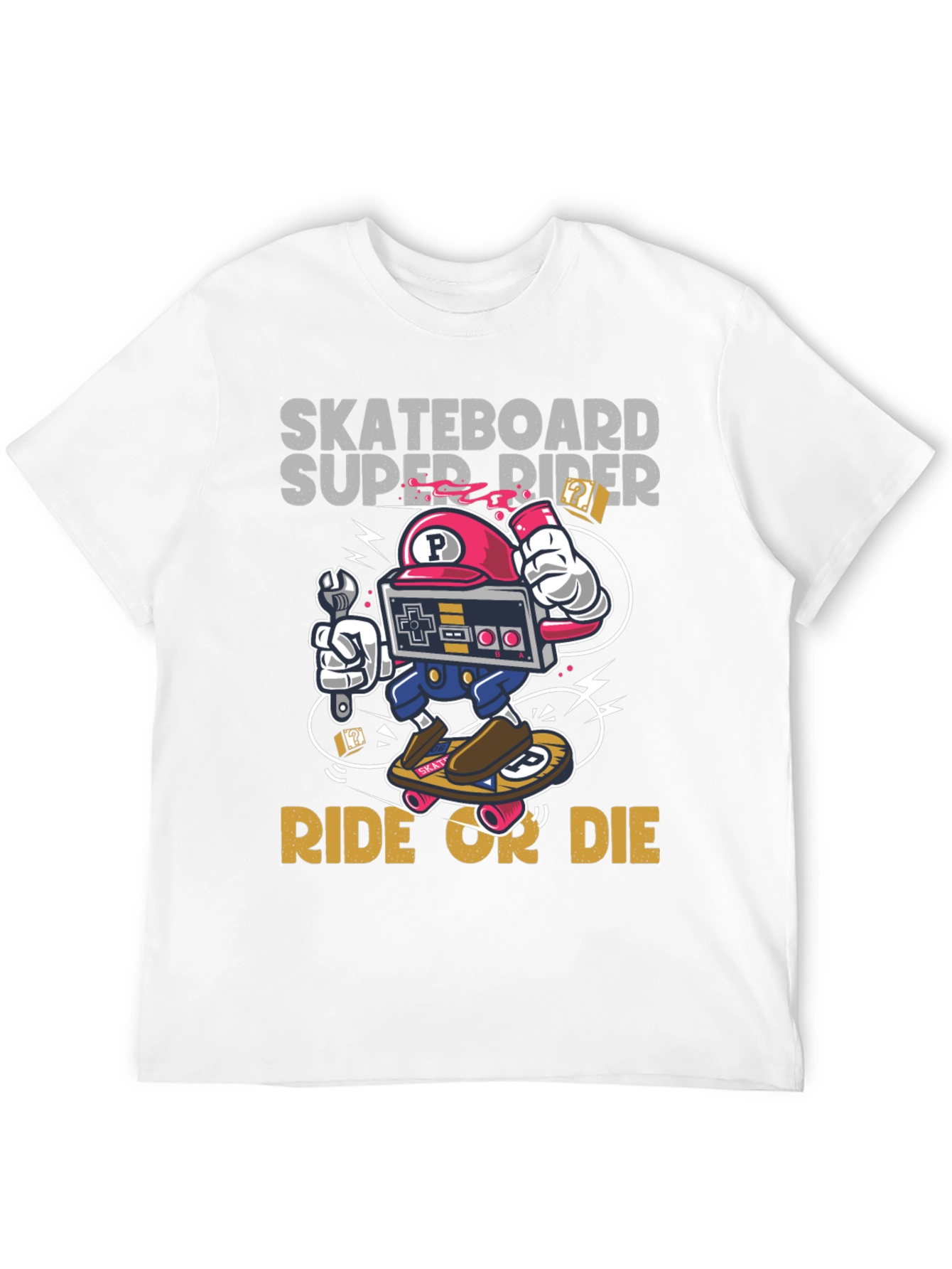 Skateboard Super Rider Graphic Tee
