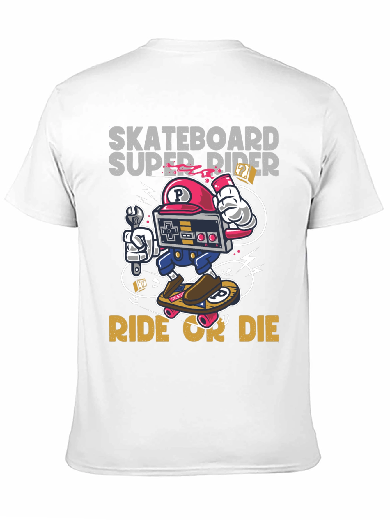 Skateboard Super Rider Graphic Tee