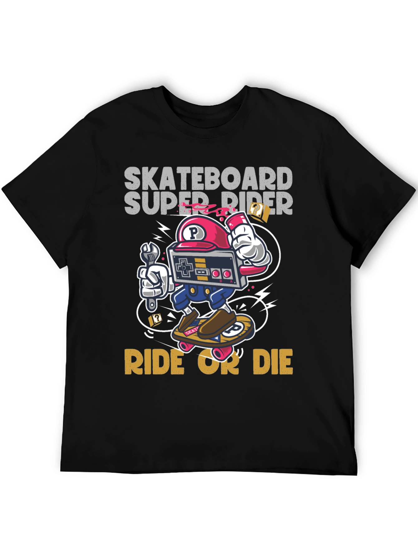 Skateboard Super Rider Graphic Tee