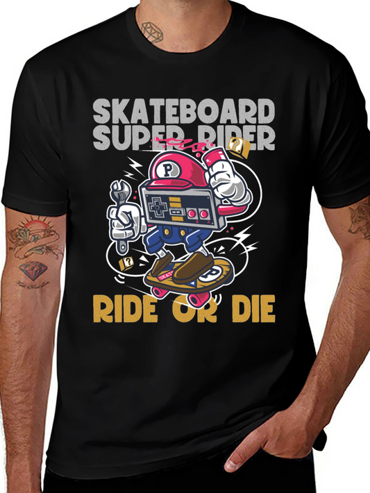 Skateboard Super Rider Graphic Tee