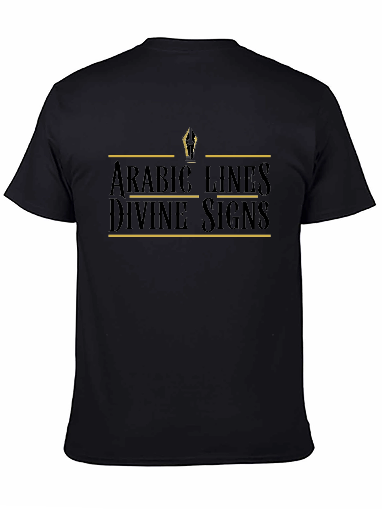 Arabic Lines Divine Signs Graphic T-Shirt
