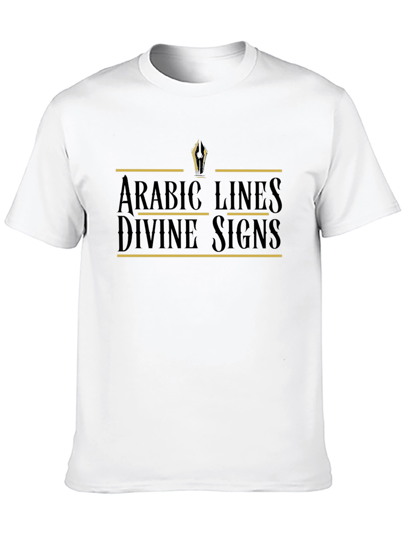 Arabic Lines Divine Signs Graphic T-Shirt