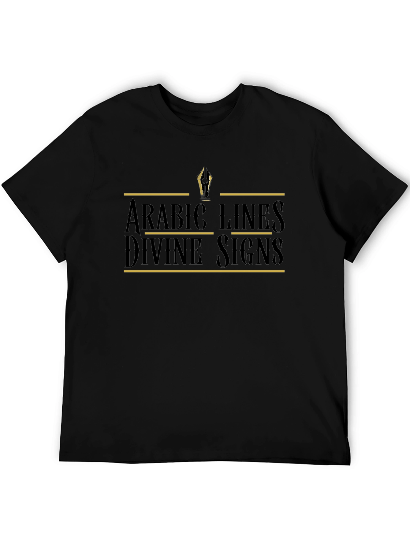 Arabic Lines Divine Signs Graphic T-Shirt