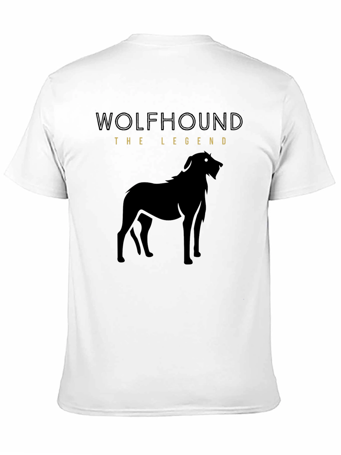 Wolfhound Legend Black Graphic Tee