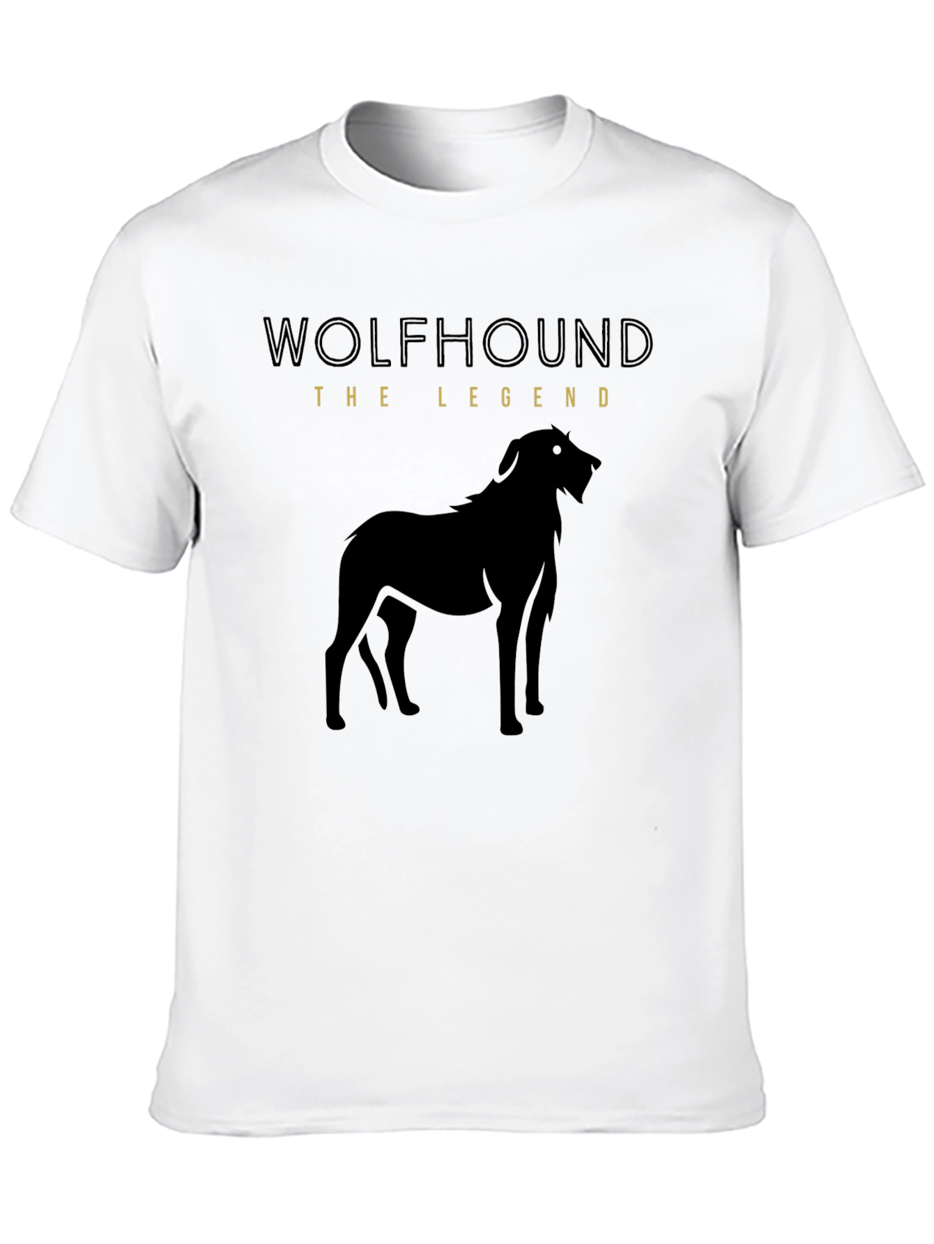 Wolfhound Legend Black Graphic Tee