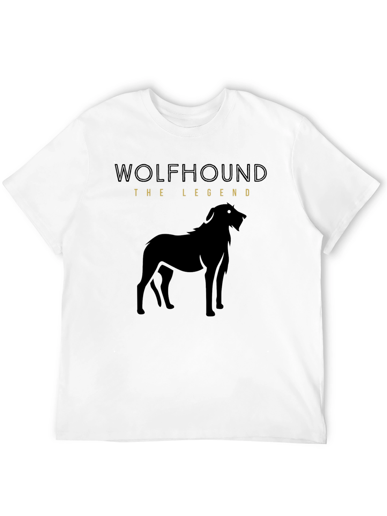 Wolfhound Legend Black Graphic Tee