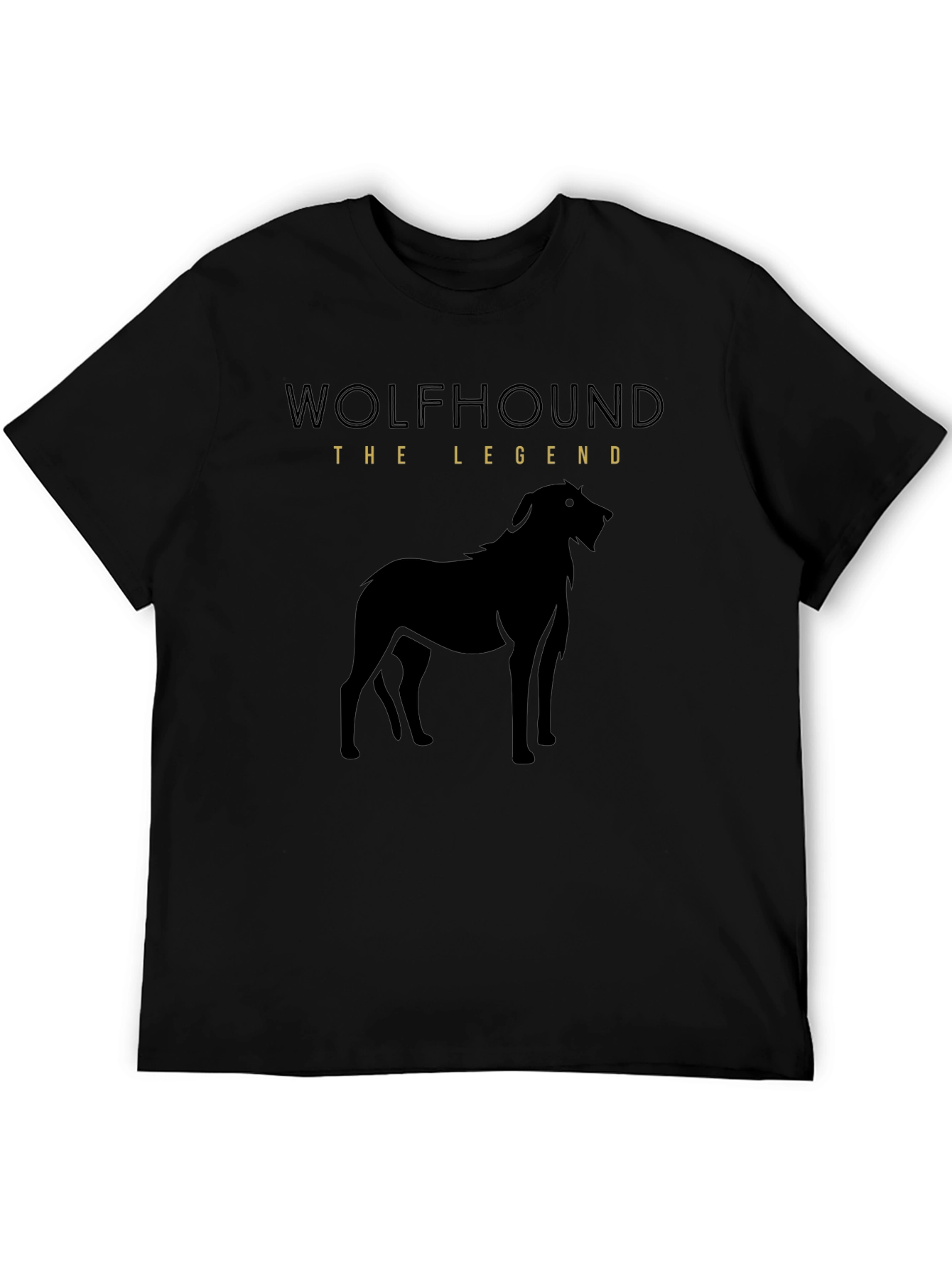 Wolfhound Legend Black Graphic Tee