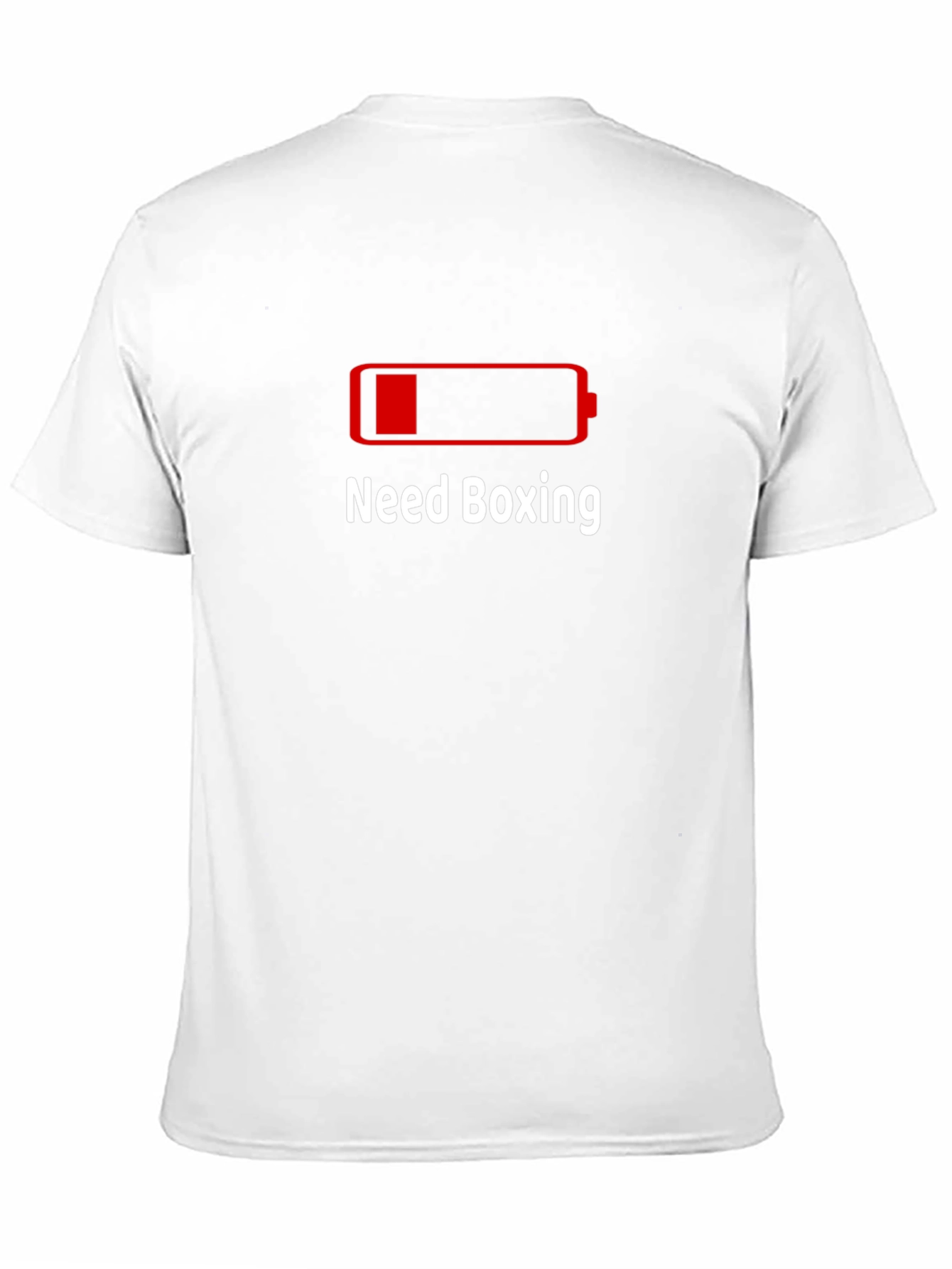 Need Boxing Low Battery Graphic T-Shirt