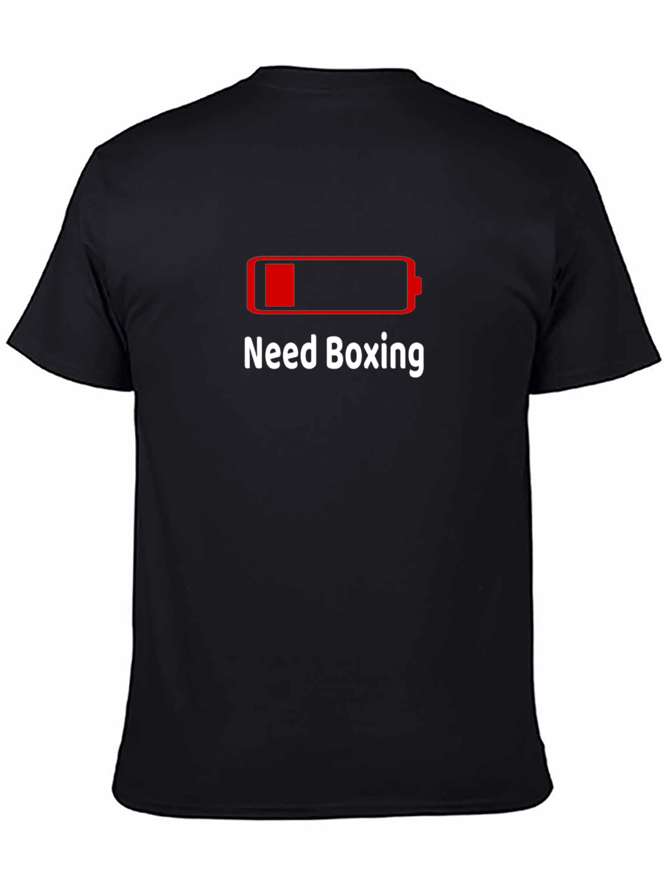 Need Boxing Low Battery Graphic T-Shirt