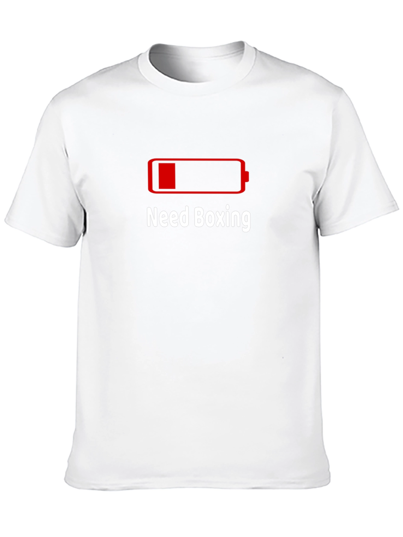 Need Boxing Low Battery Graphic T-Shirt
