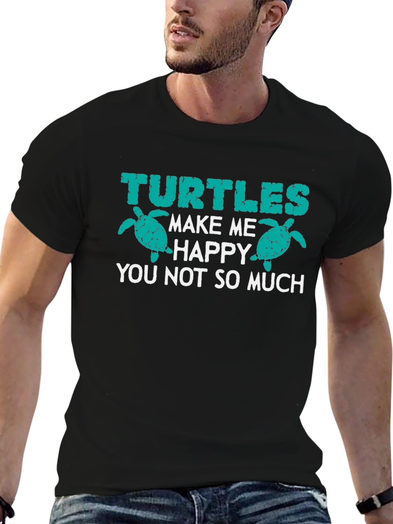 Turtles Make Me Happy Graphic Tee