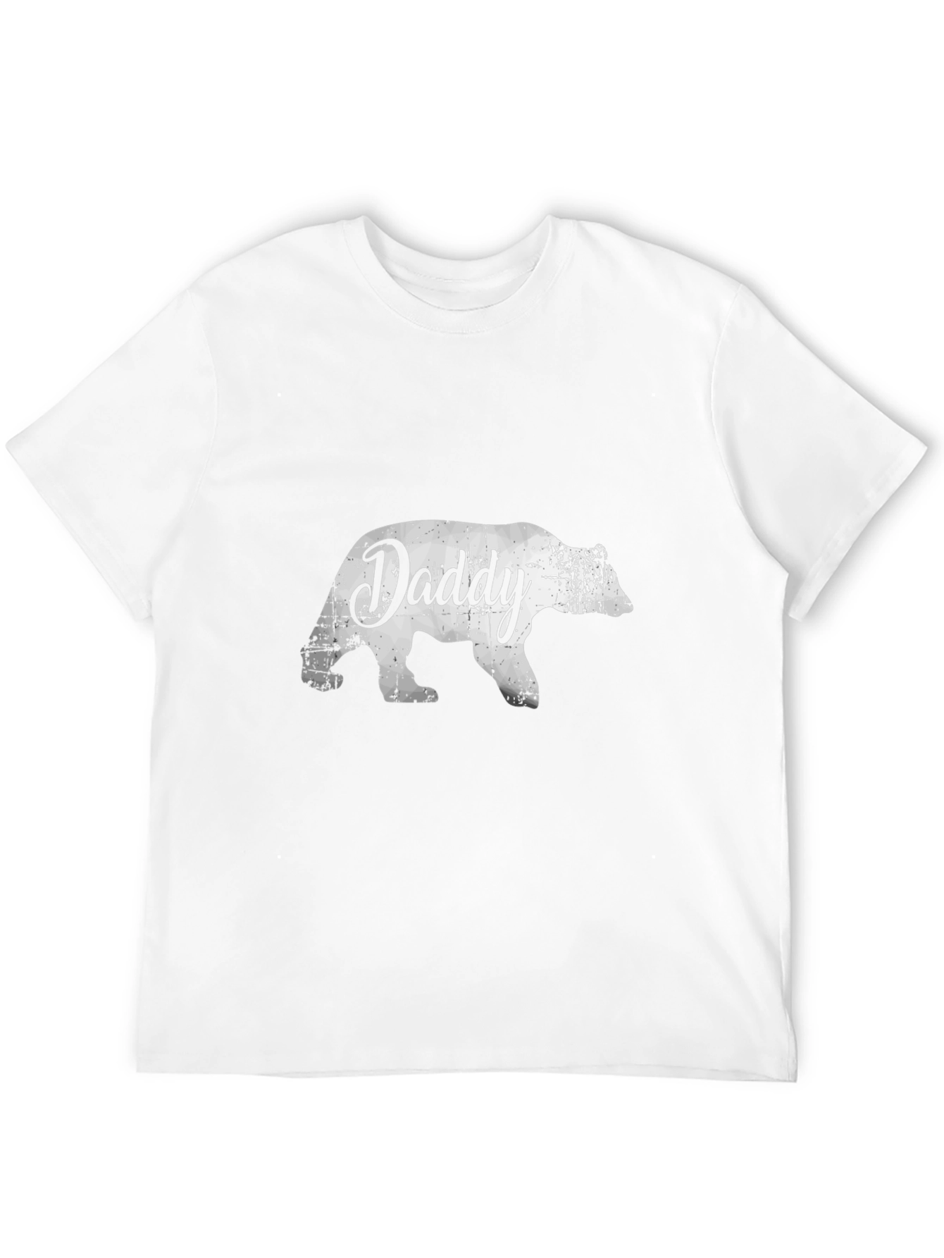 Daddy Bear Graphic Tee - Black Cotton T-Shirt