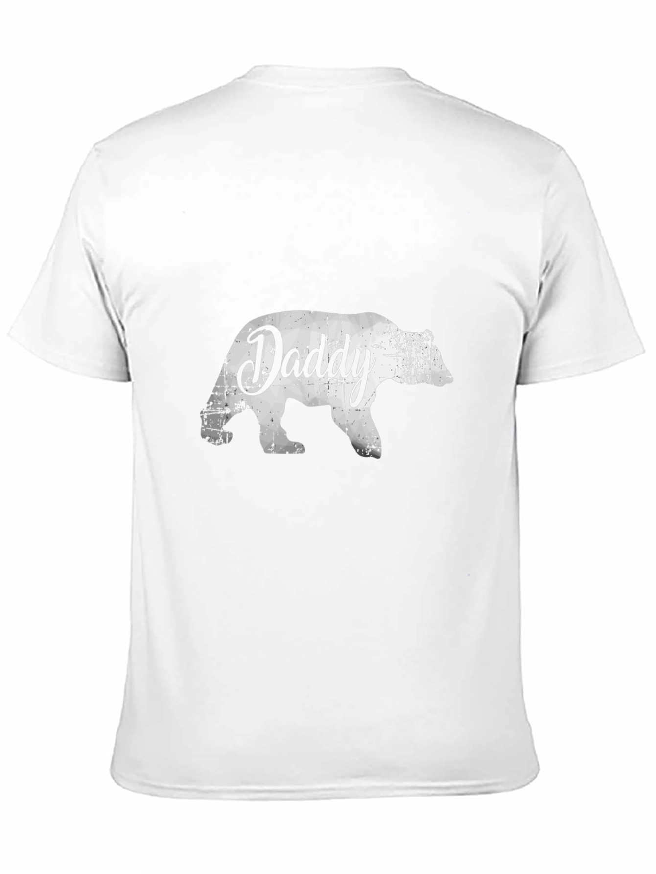 Daddy Bear Graphic Tee - Black Cotton T-Shirt
