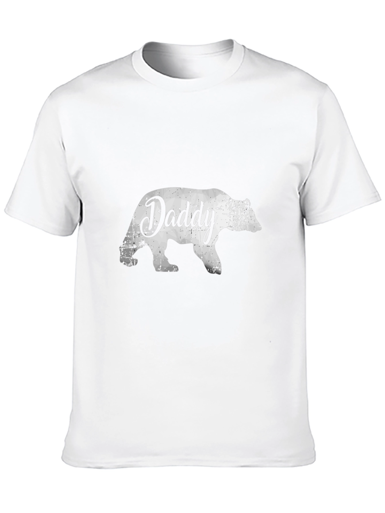 Daddy Bear Graphic Tee - Black Cotton T-Shirt