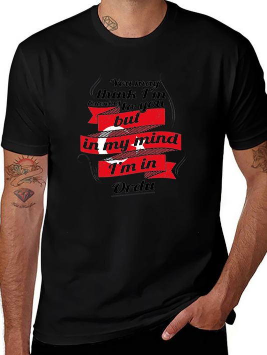 Ordu Mind T-Shirt - Black Turkish Pride Tee