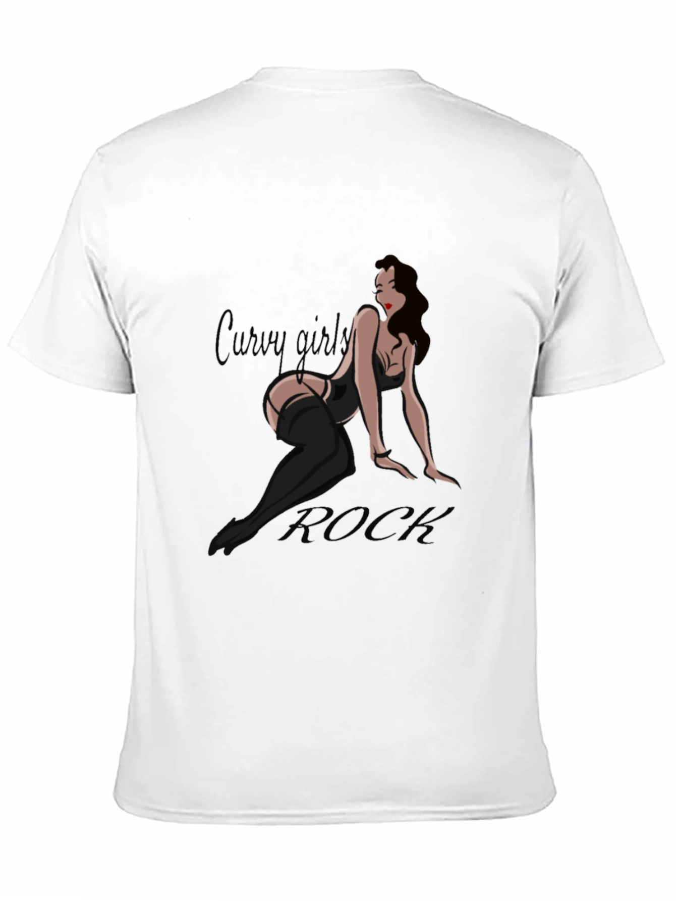 Curvy Girl Rock Graphic Tee