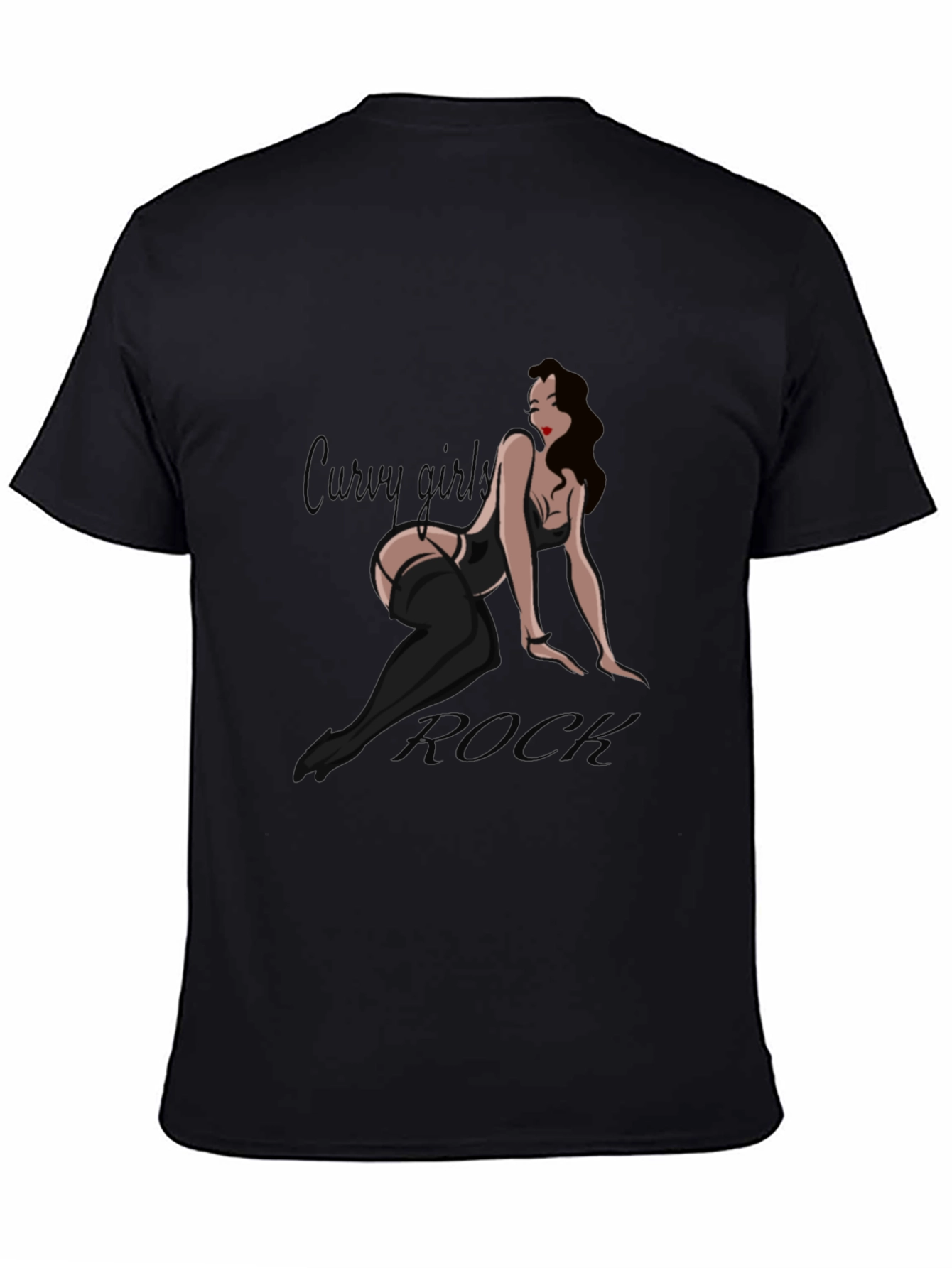 Curvy Girl Rock Graphic Tee