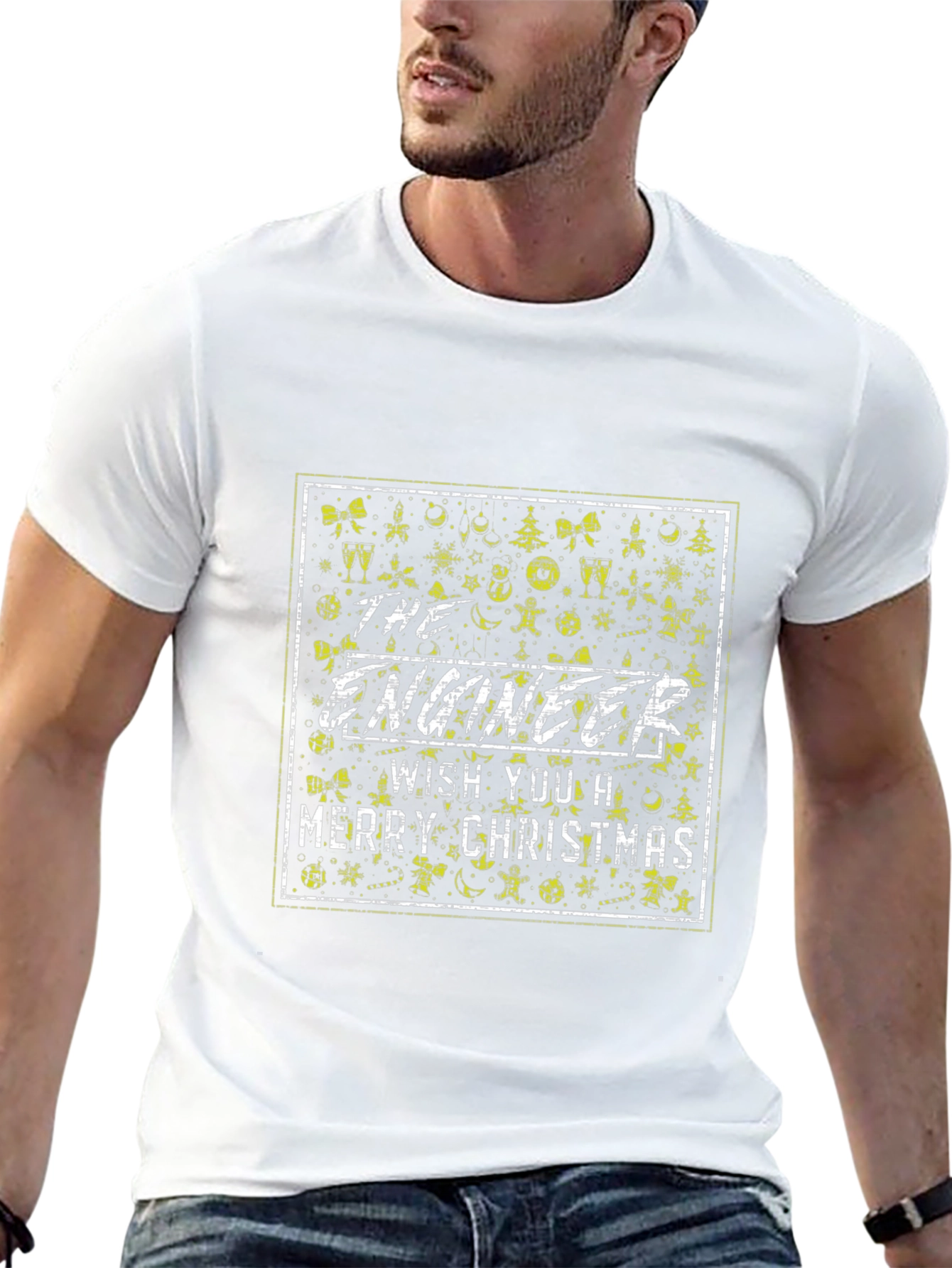 The Engineer Wish You A Merry Christmas T-Shirt