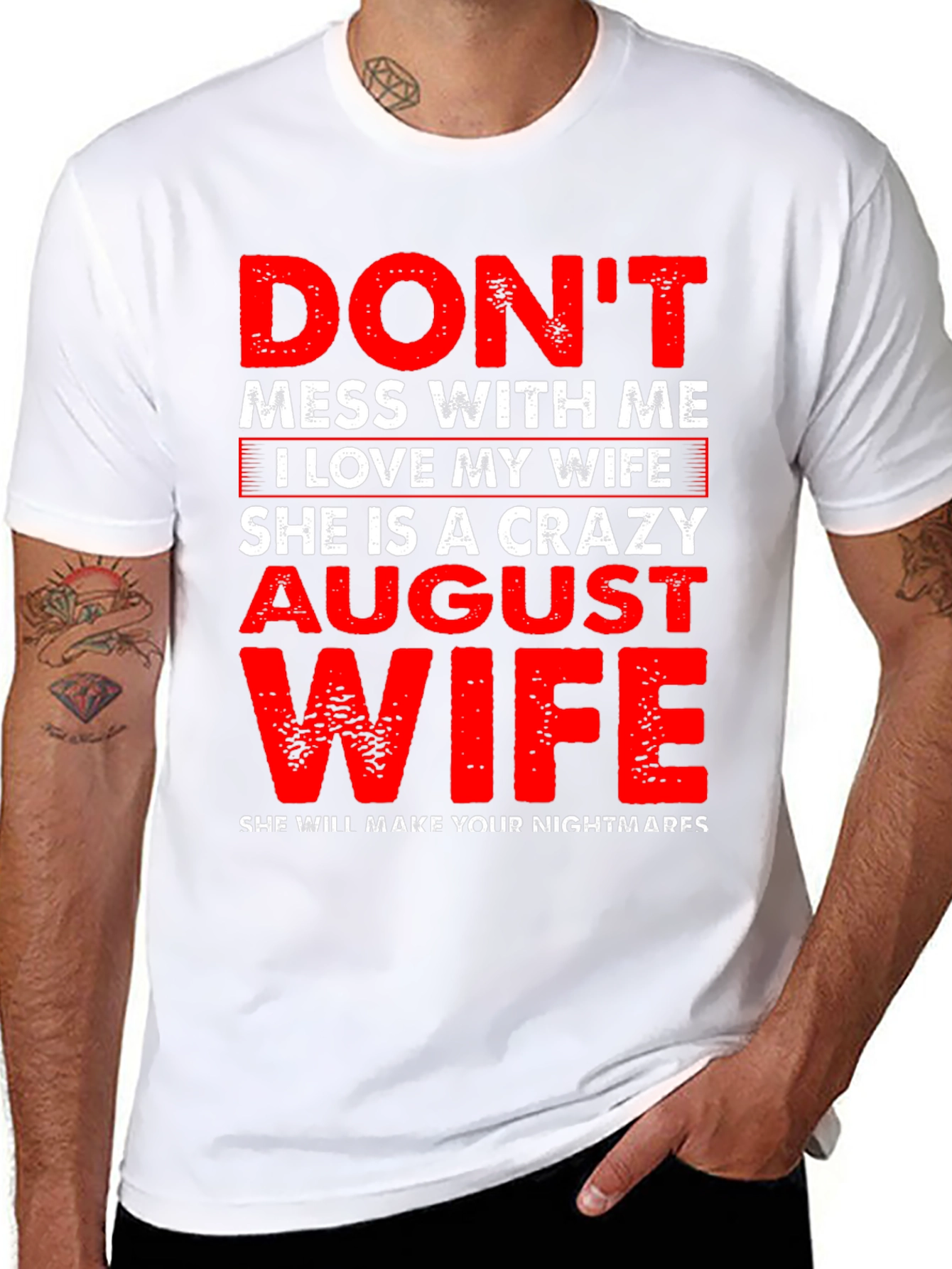 Crazy August Wife Graphic Tee