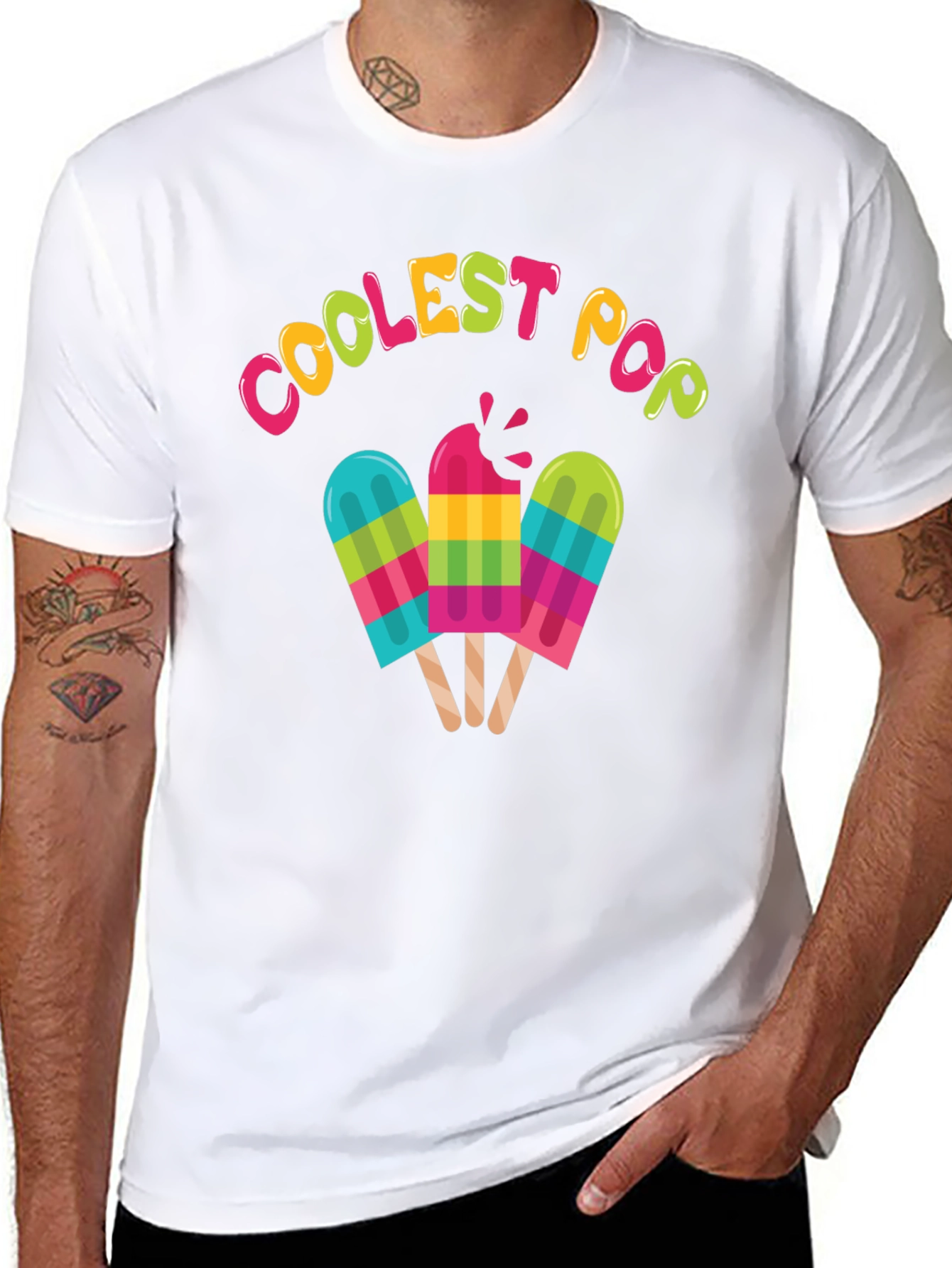 Coolest Pop Graphic T-Shirt