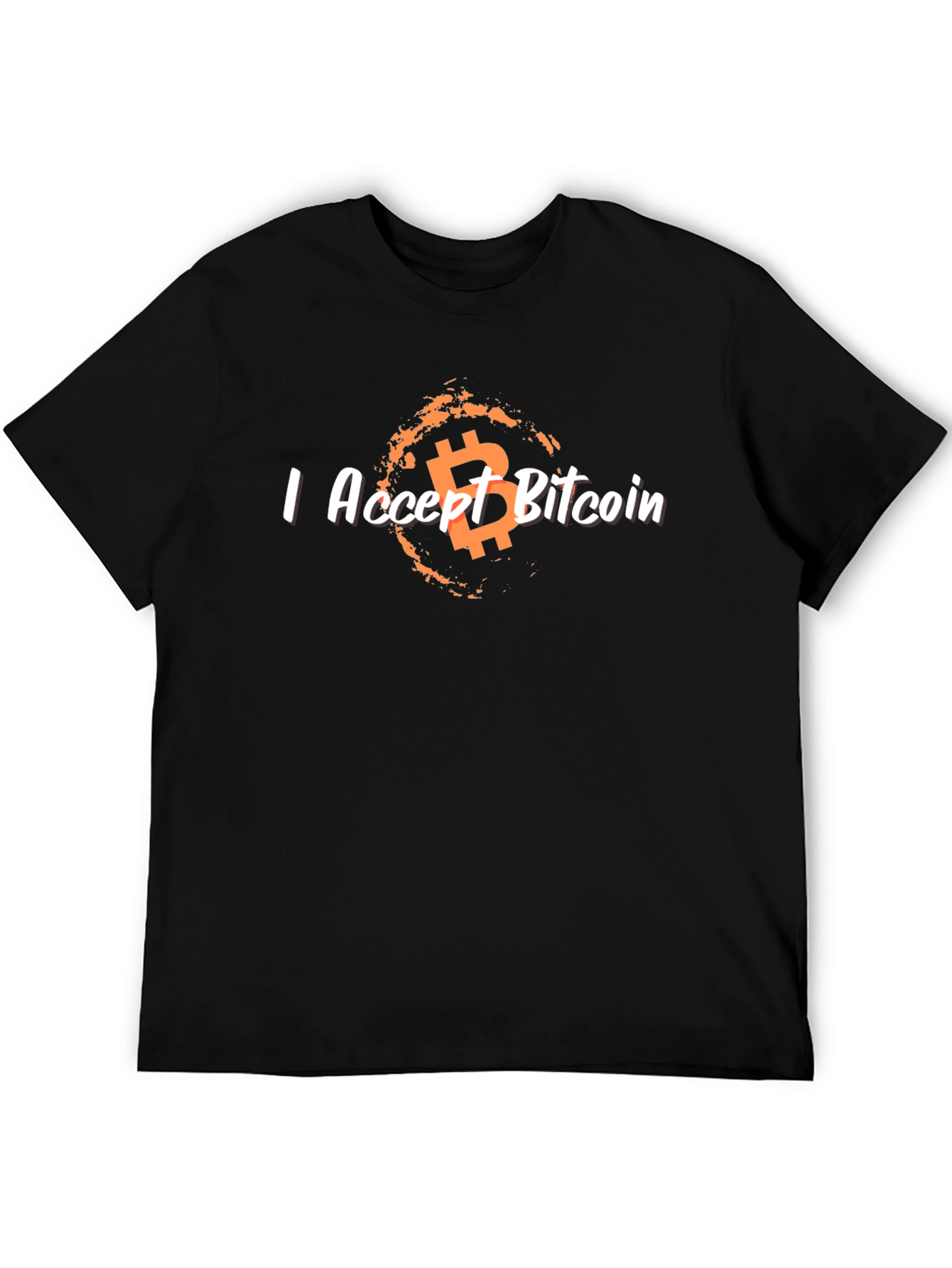 I Accept Bitcoin T-Shirt Crypto Currency Tee