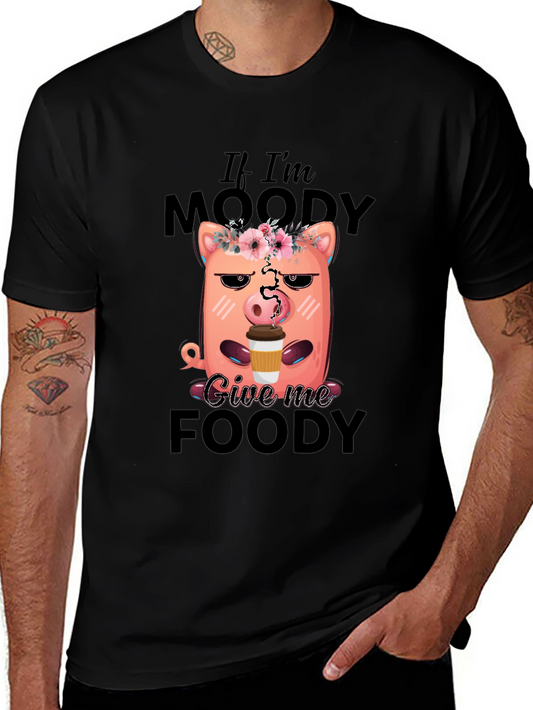 Moody Pig Coffee Graphic Tee