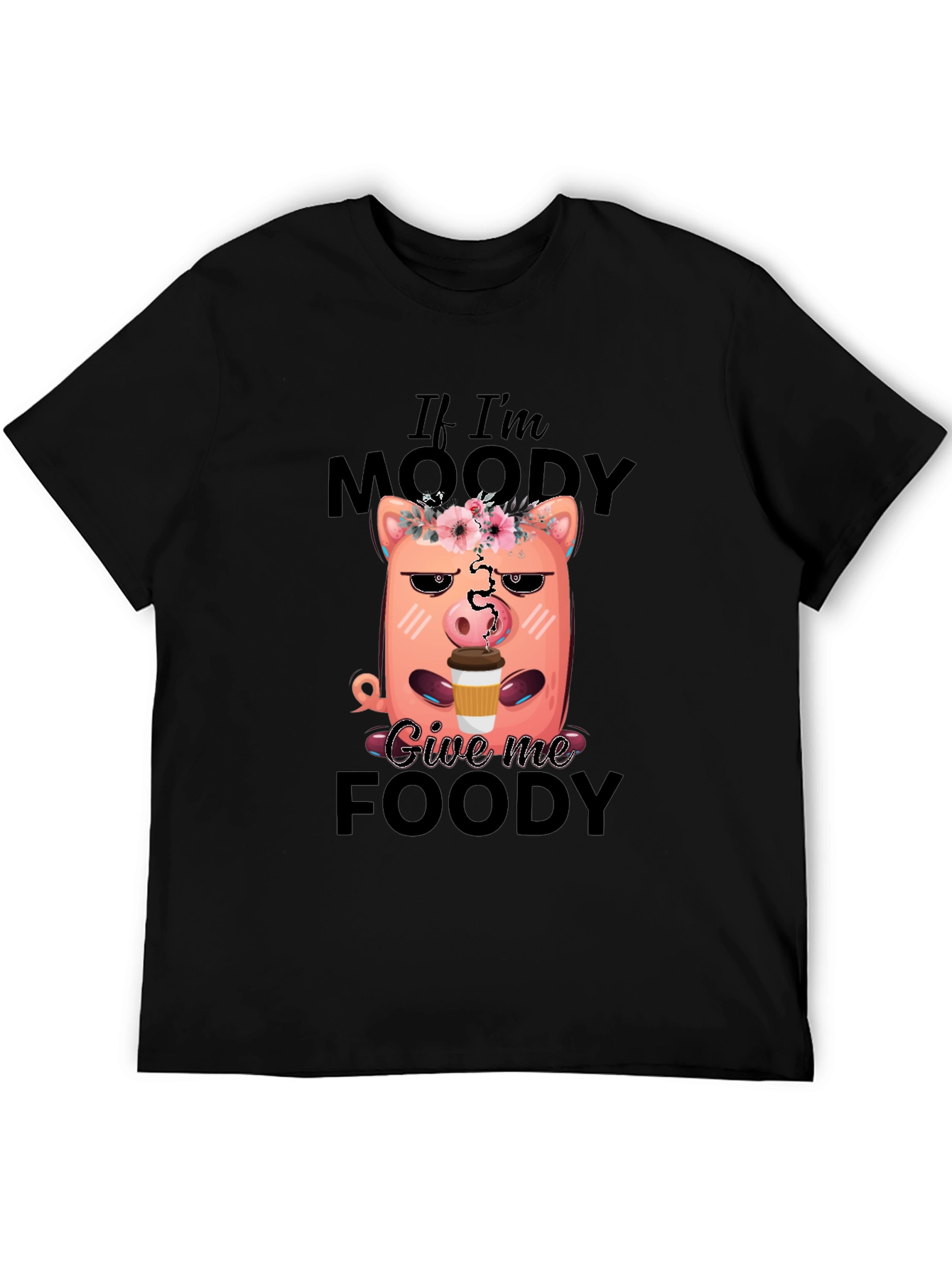 Moody Pig Coffee Graphic Tee