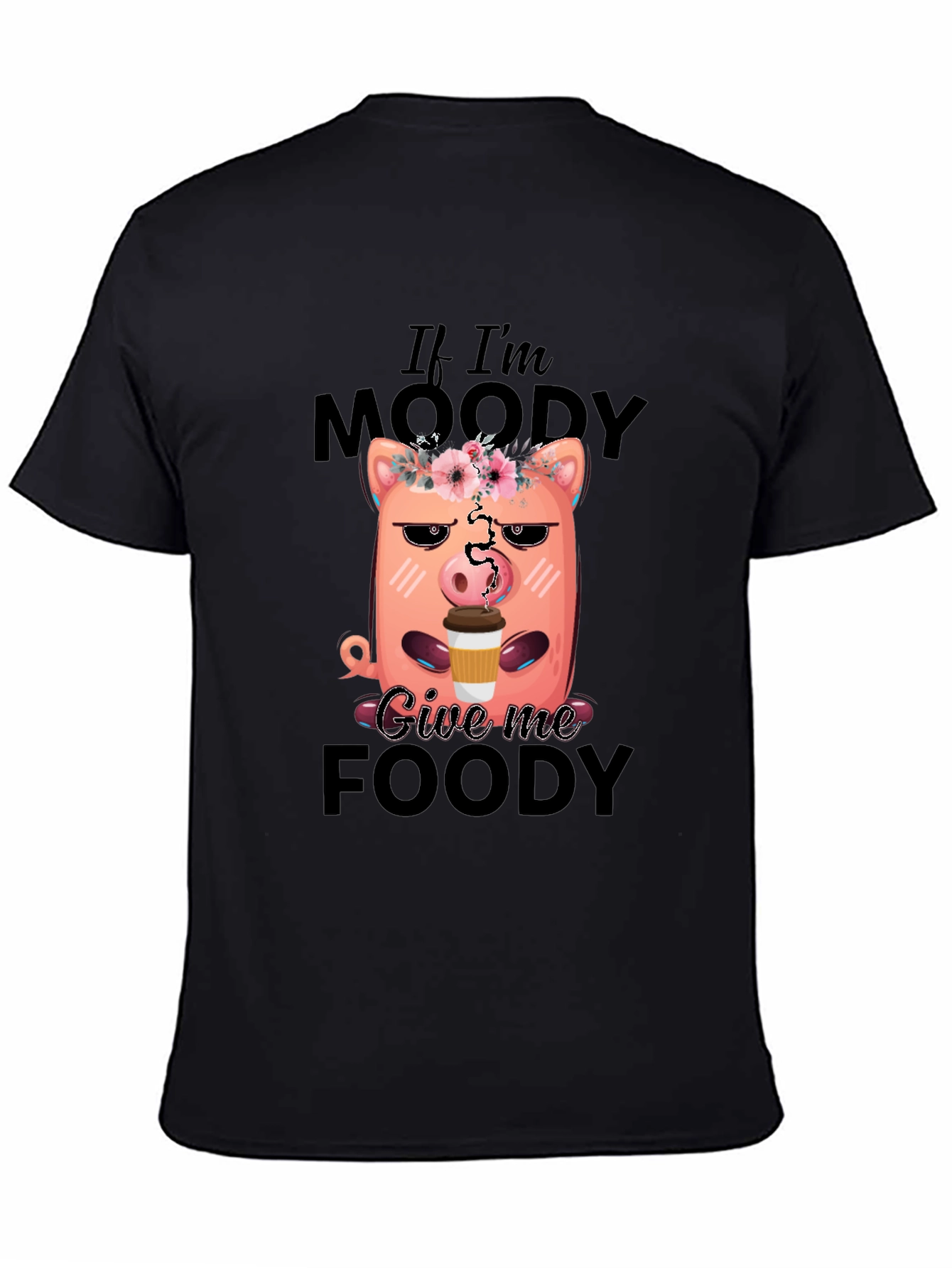Moody Pig Coffee Graphic Tee