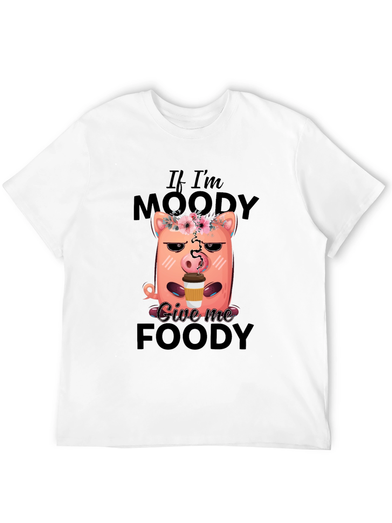 Moody Pig Coffee Graphic Tee