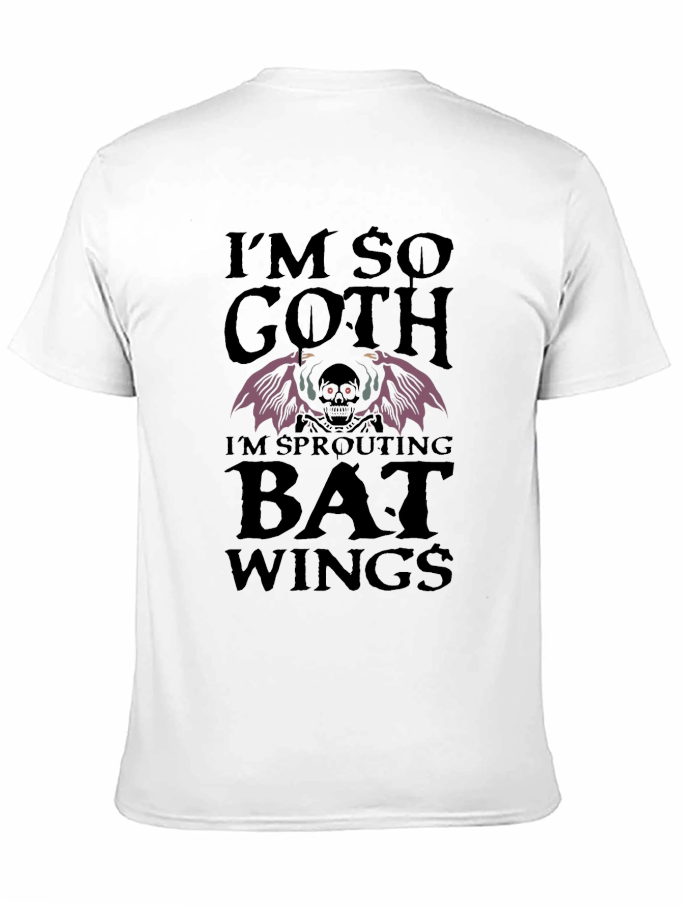 Im So Goth Bat Wings Graphic Tee