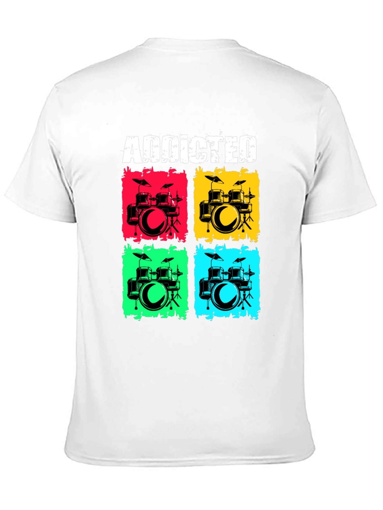Addicted Drums T-Shirt - Musician Tee