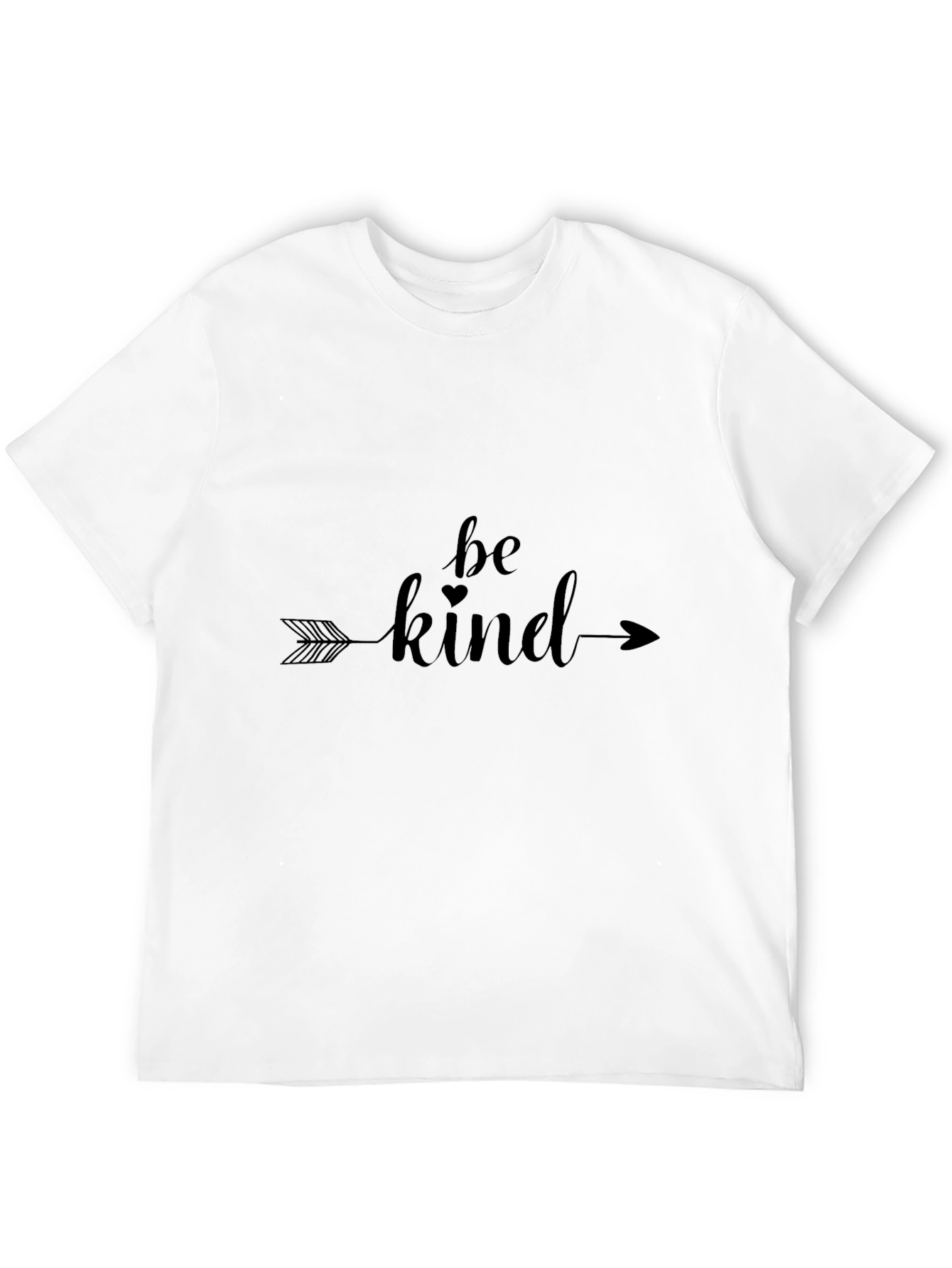 Be Kind Arrow Graphic Tee - Black Casual T-Shirt