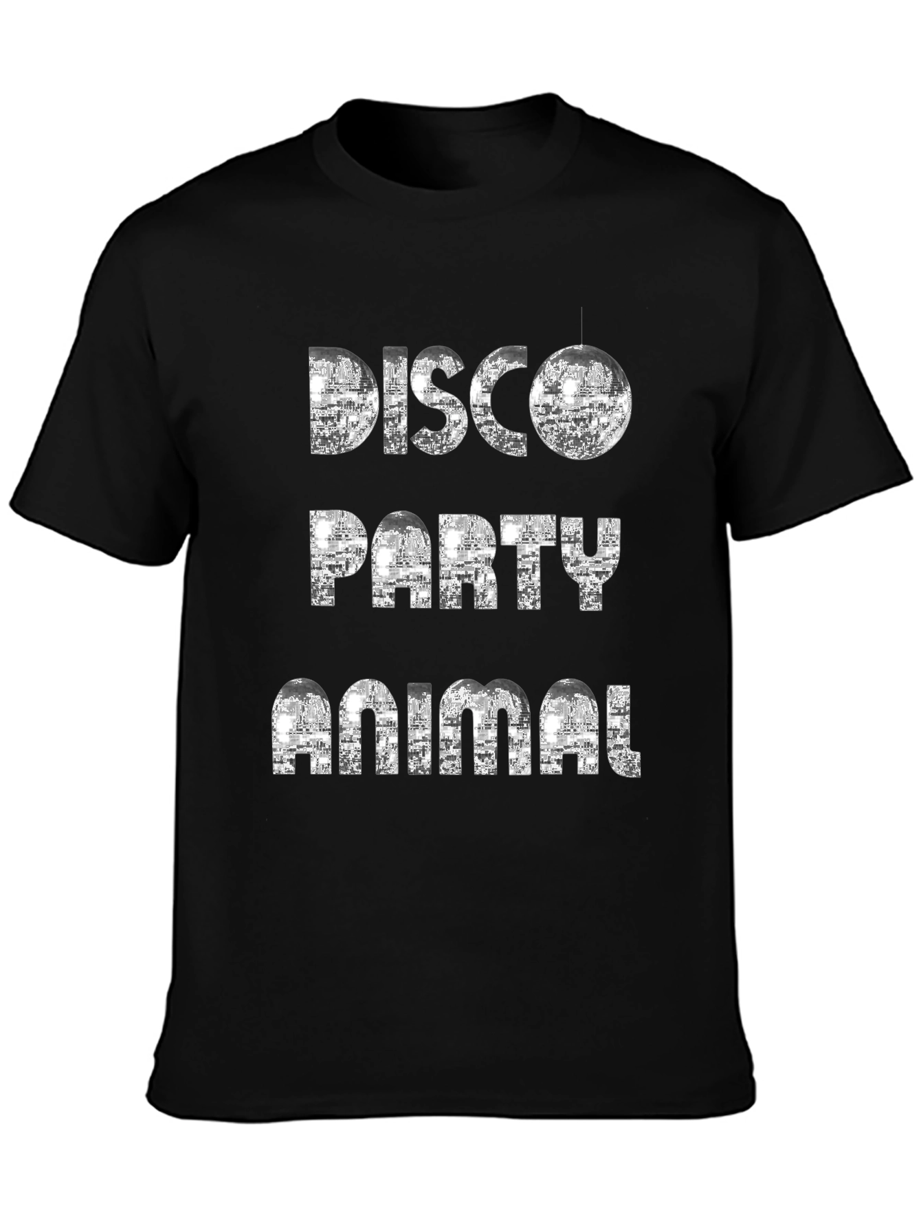 Disco Party Animal Graphic T-Shirt