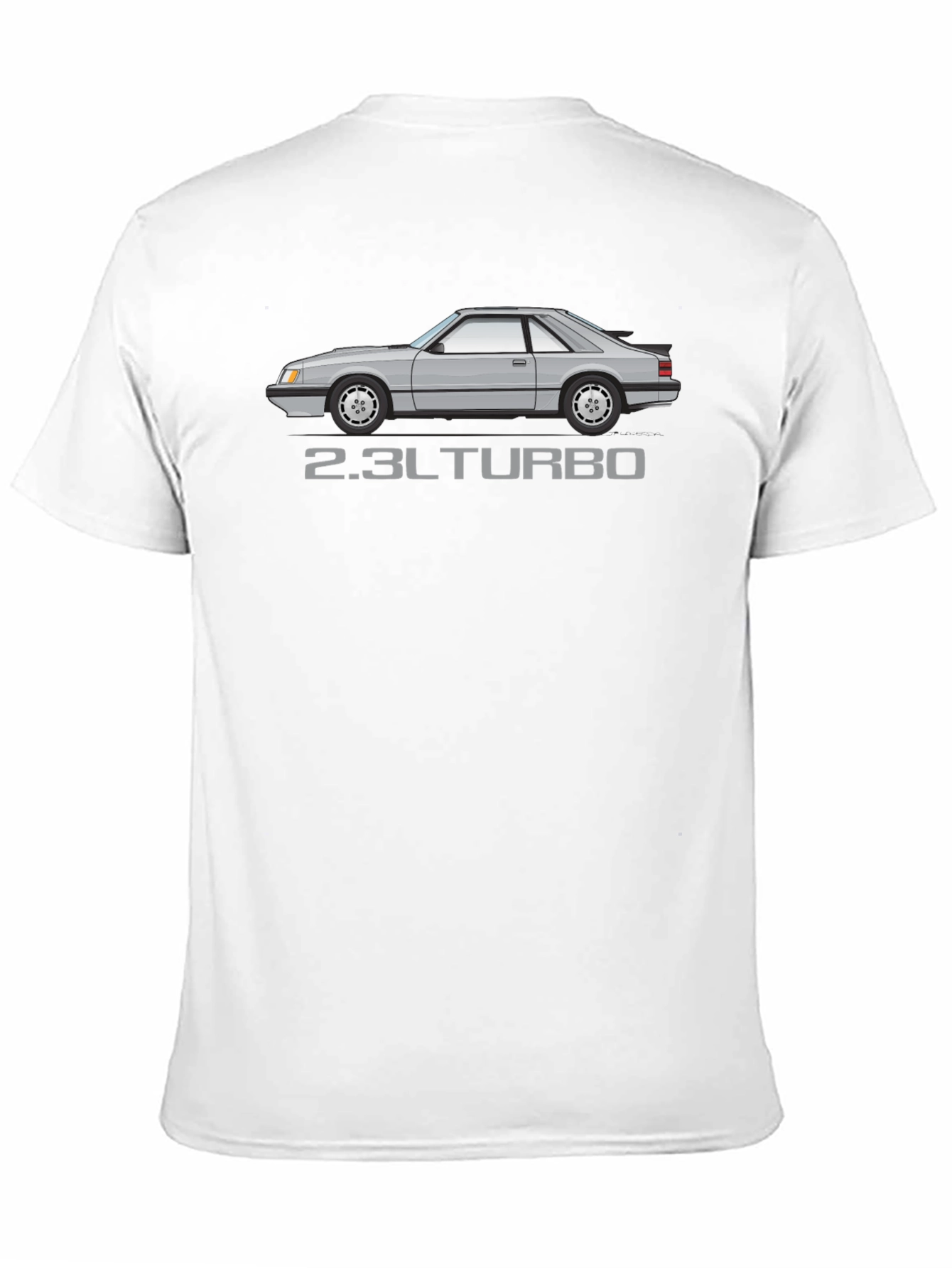 2.3L Turbo T-Shirt - Classic Car Graphic Tee
