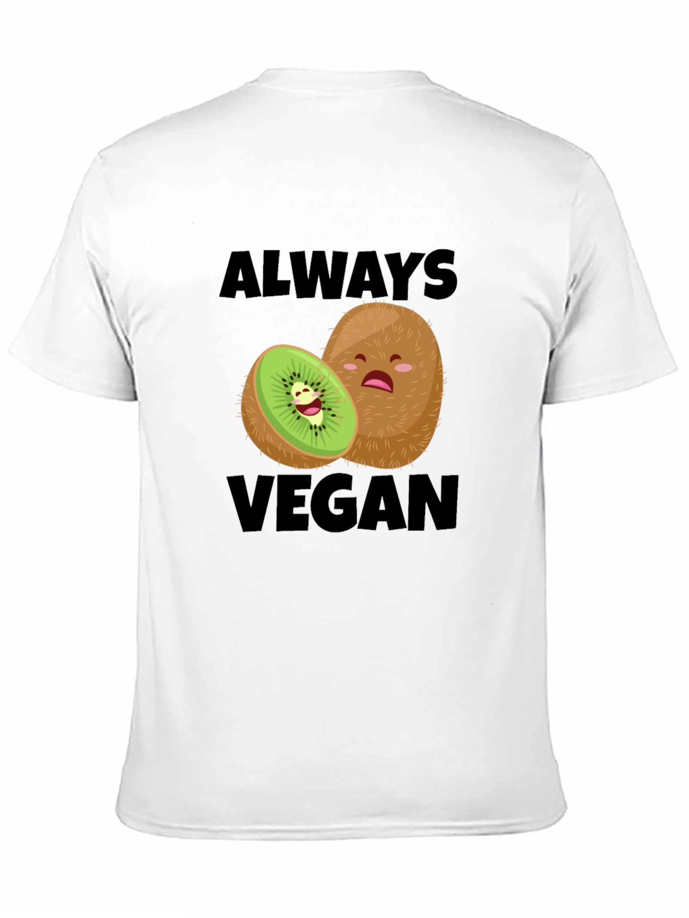 Always Vegan Kiwi T-Shirt Funny Vegan Tee