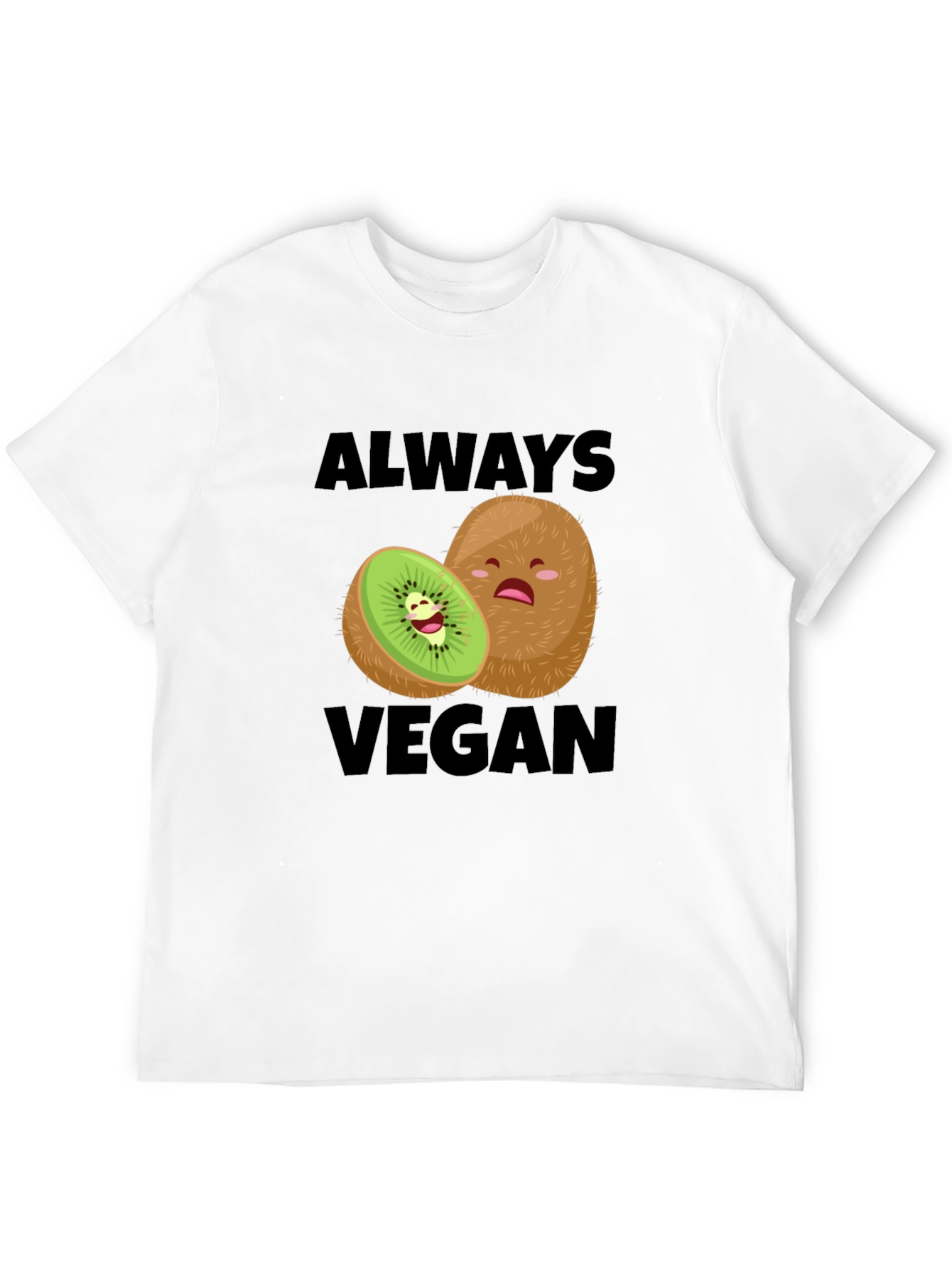Always Vegan Kiwi T-Shirt Funny Vegan Tee