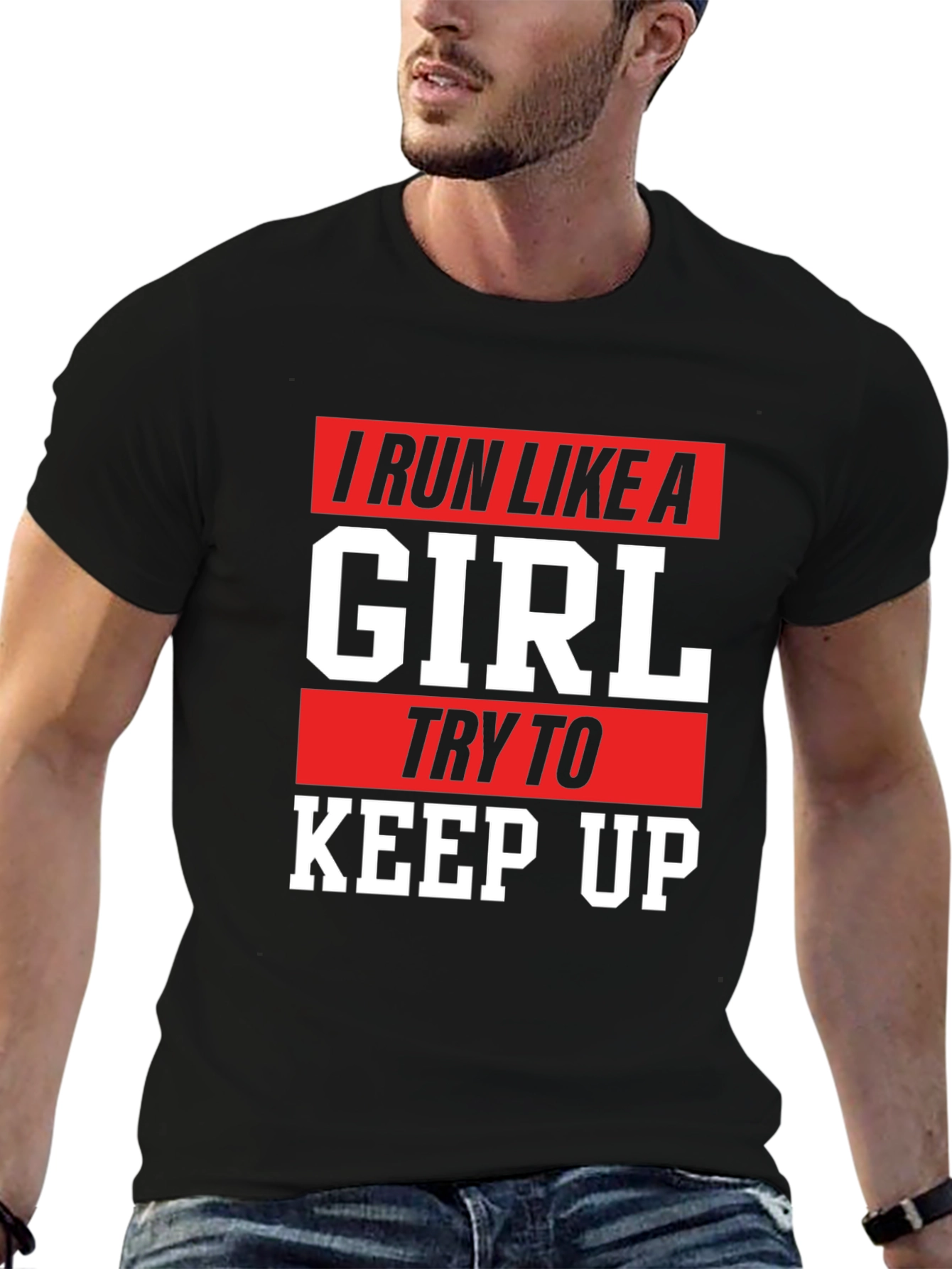 I Run Like a Girl Graphic T-Shirt