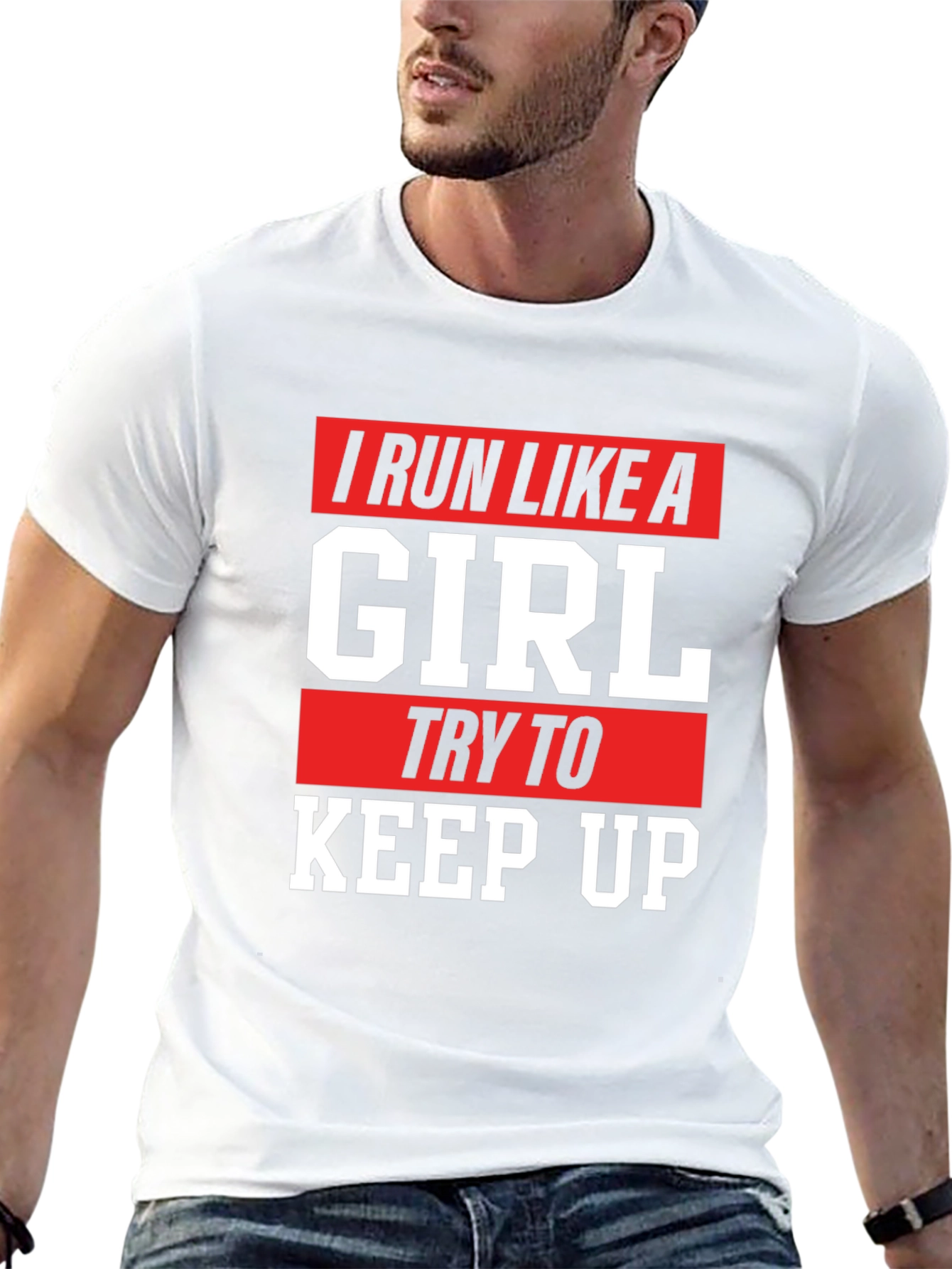 I Run Like a Girl Graphic T-Shirt