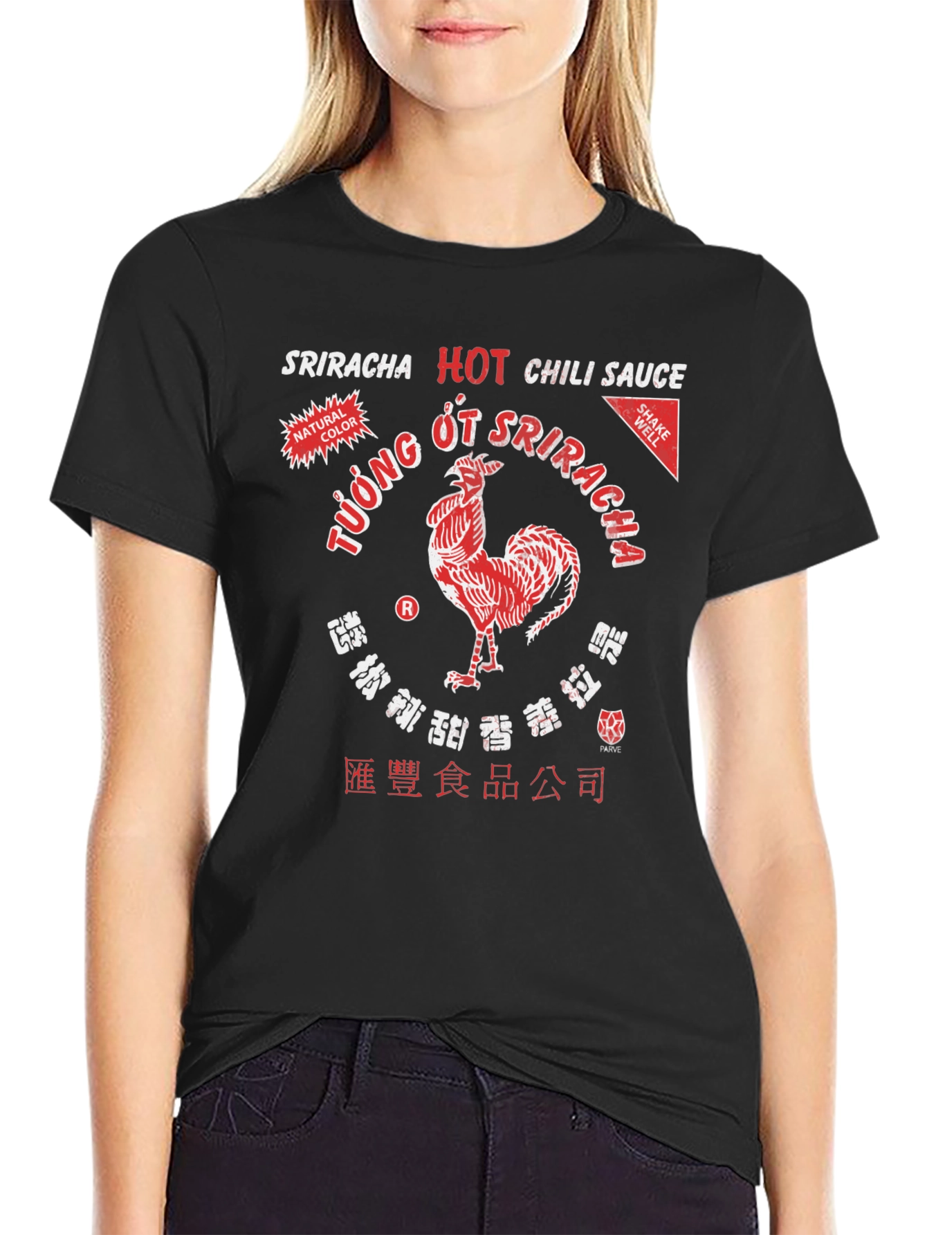 Sriracha Hot Chili Sauce Graphic T-Shirt