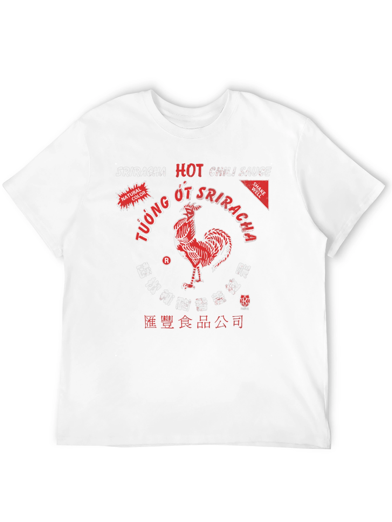 Sriracha Hot Chili Sauce Graphic T-Shirt