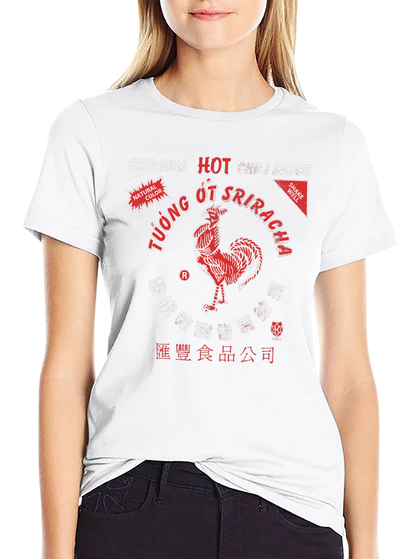 Sriracha Hot Chili Sauce Graphic T-Shirt