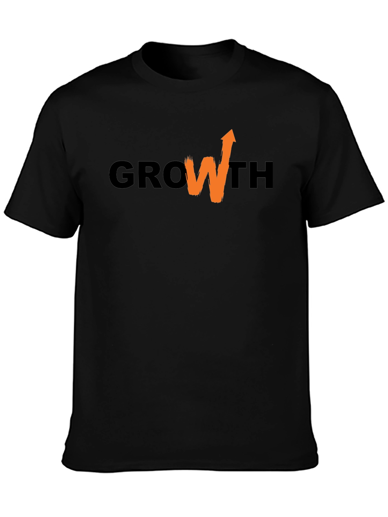 Growth Arrow Graphic T-Shirt - Black