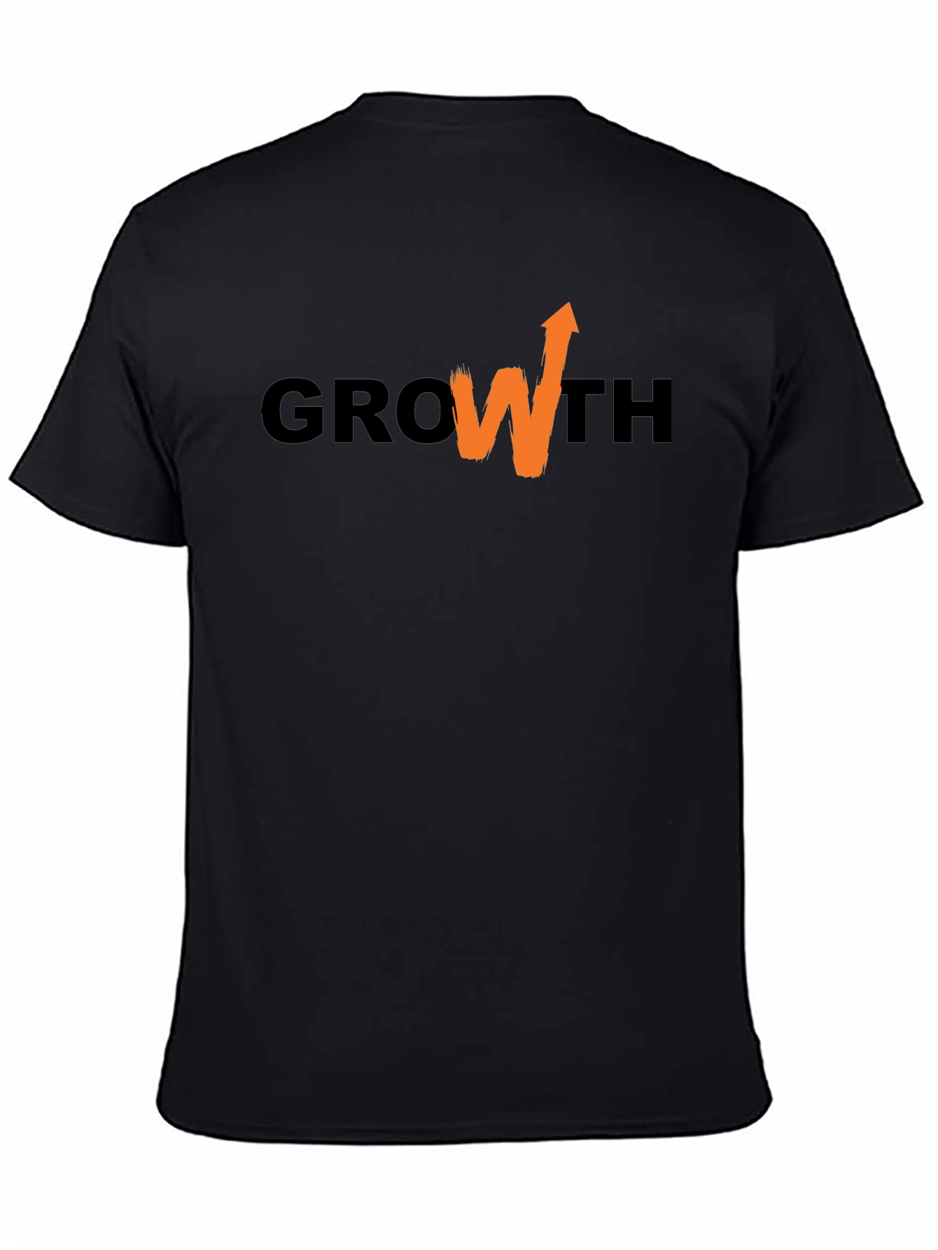 Growth Arrow Graphic T-Shirt - Black