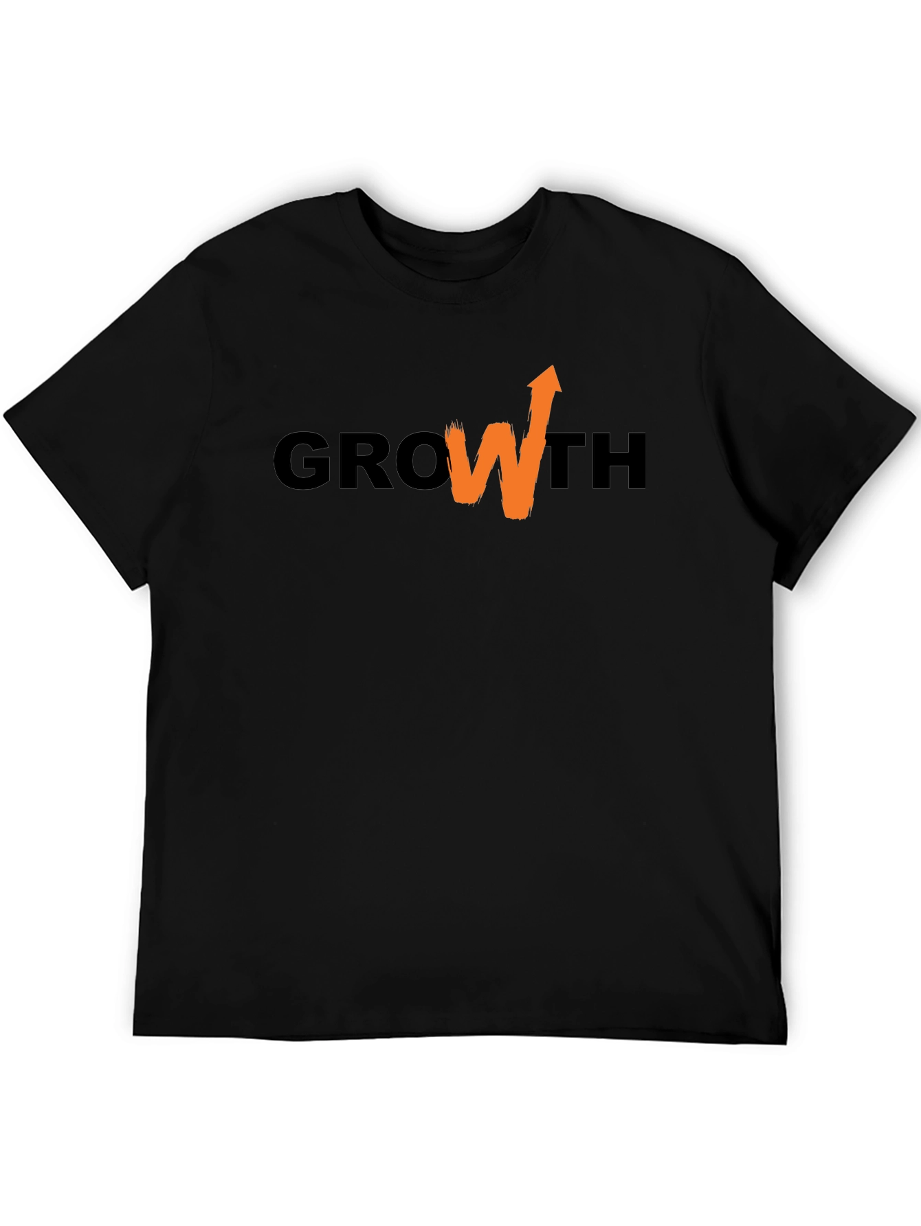 Growth Arrow Graphic T-Shirt - Black